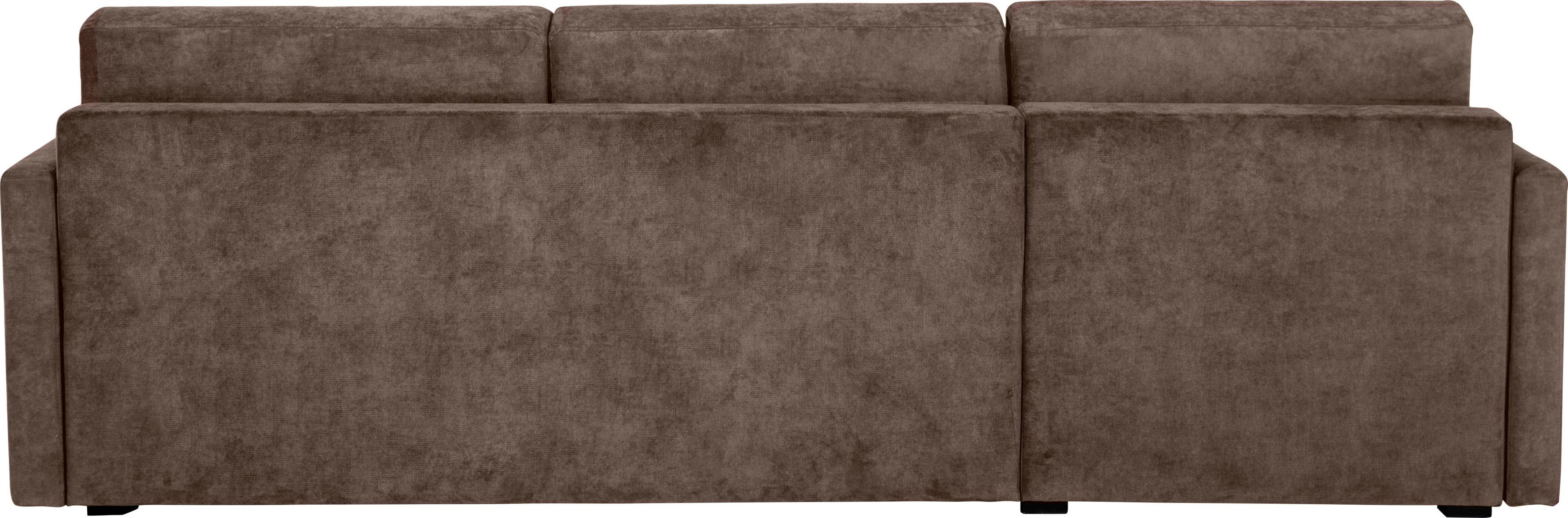 Places of Style Slaapbank GOLDPOINT hoekbank 264 cm, ligoppervlak (140/200 cm), L-vorm, Slaapfunctie, Bonell-binnenveringsmatras en volwaardige bedfunctie