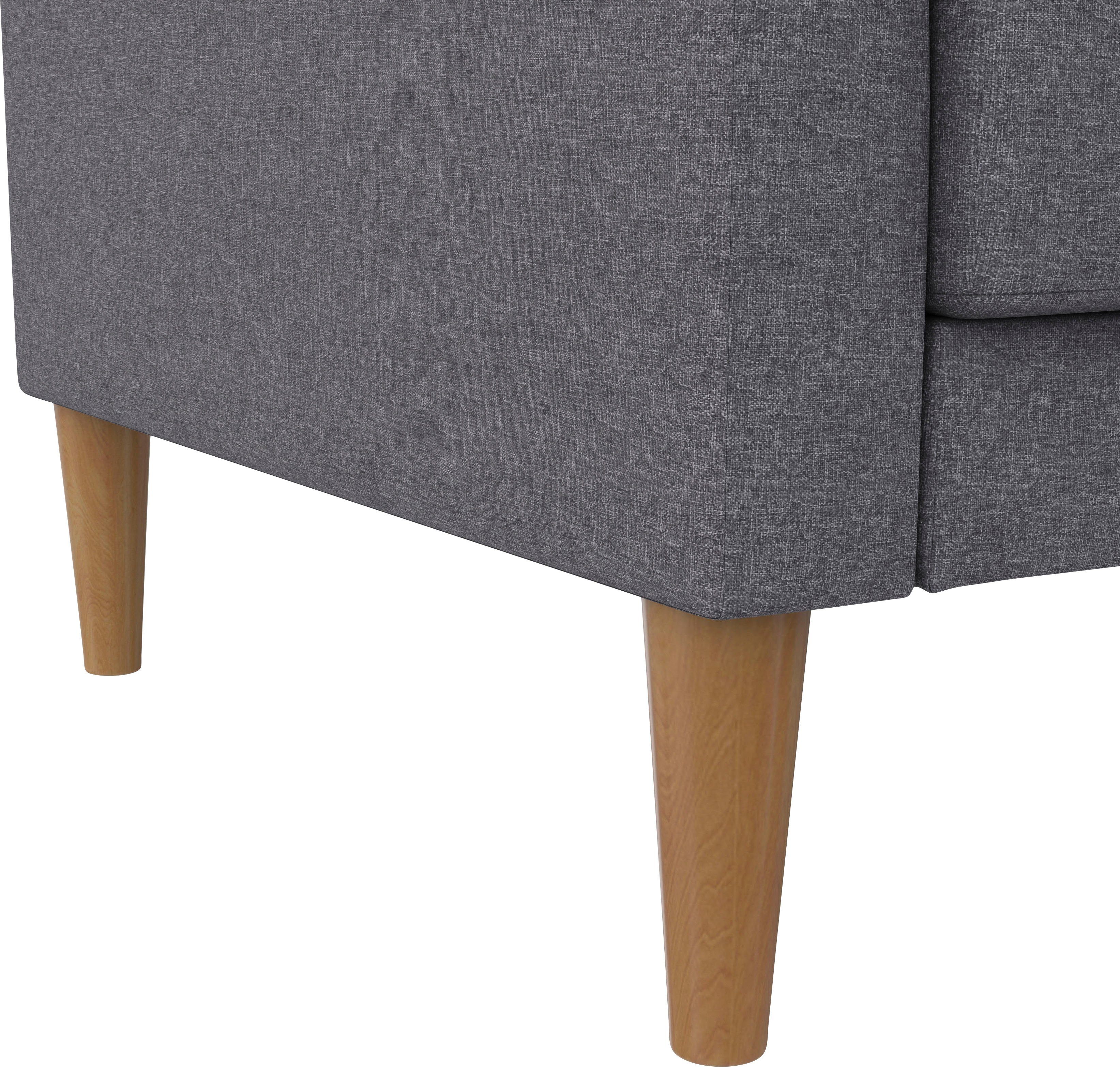 Dorel Home 3-zitsbank Lilly Bedfunctie, rugleuning 3-voudig verstelbaar, zithoogte 43 cm