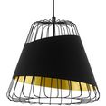 eglo hanglamp austell zwart - oe36 x h110 cm - excl. 1x e27 (elk max. 60 w) - hanglamp - hanglamp - hanglamp - hanglamp - plafondlamp - lamp - eettafellamp - eettafel - keukenlamp - lamp voor de woonkamer zwart