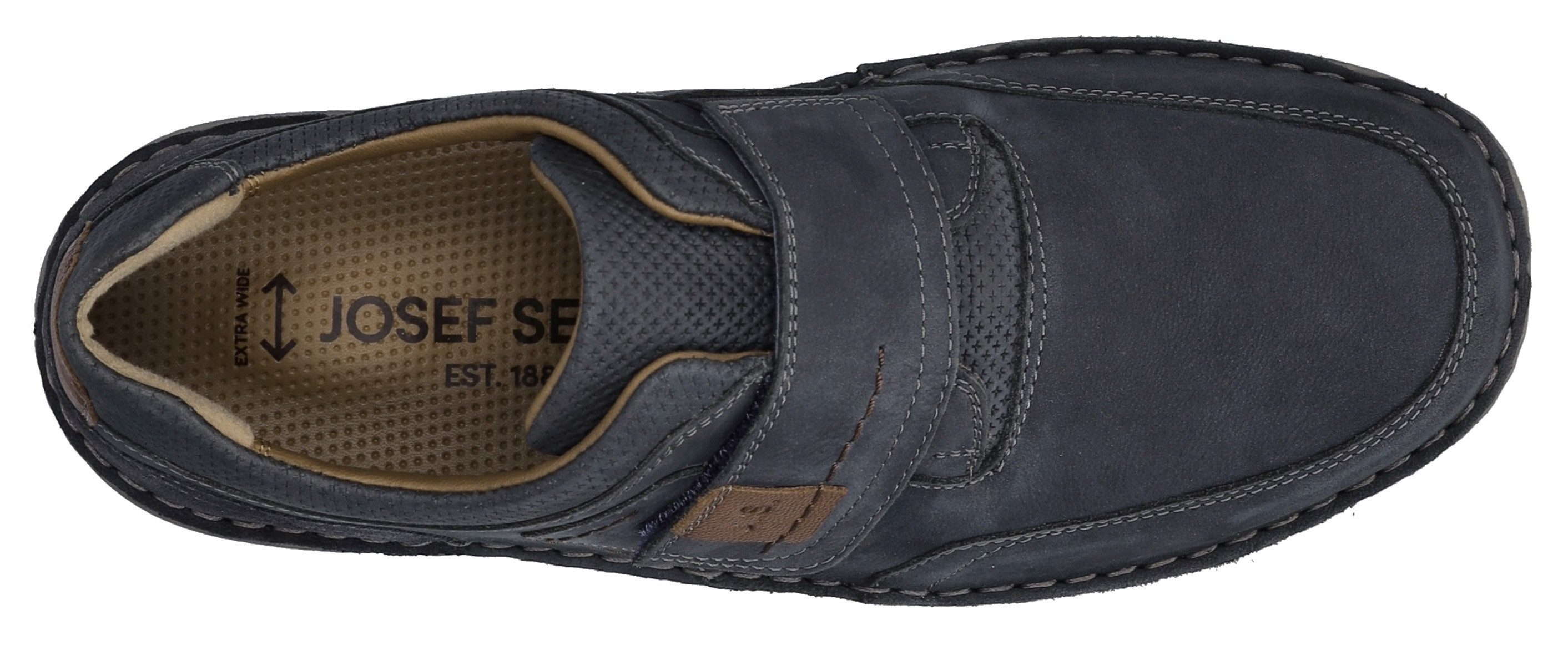 Josef Seibel Klittenbandschoenen New Anvers 83 Slipper, comfort-schoen in extra brede vorm