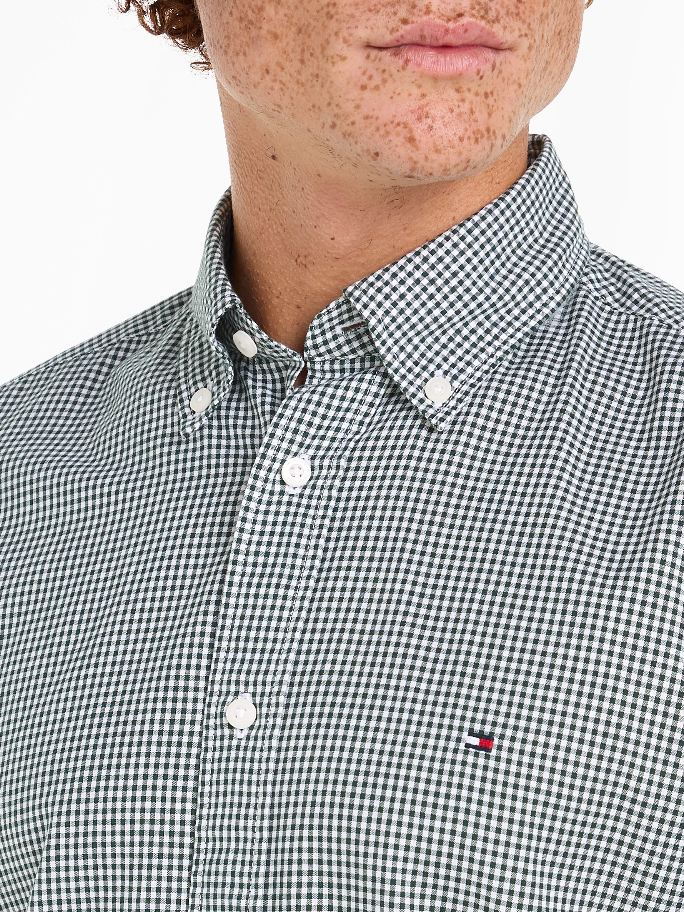 Tommy Hilfiger Overhemd met lange mouwen NAT. SOFT FLEX GINGHAM RF SHIRT