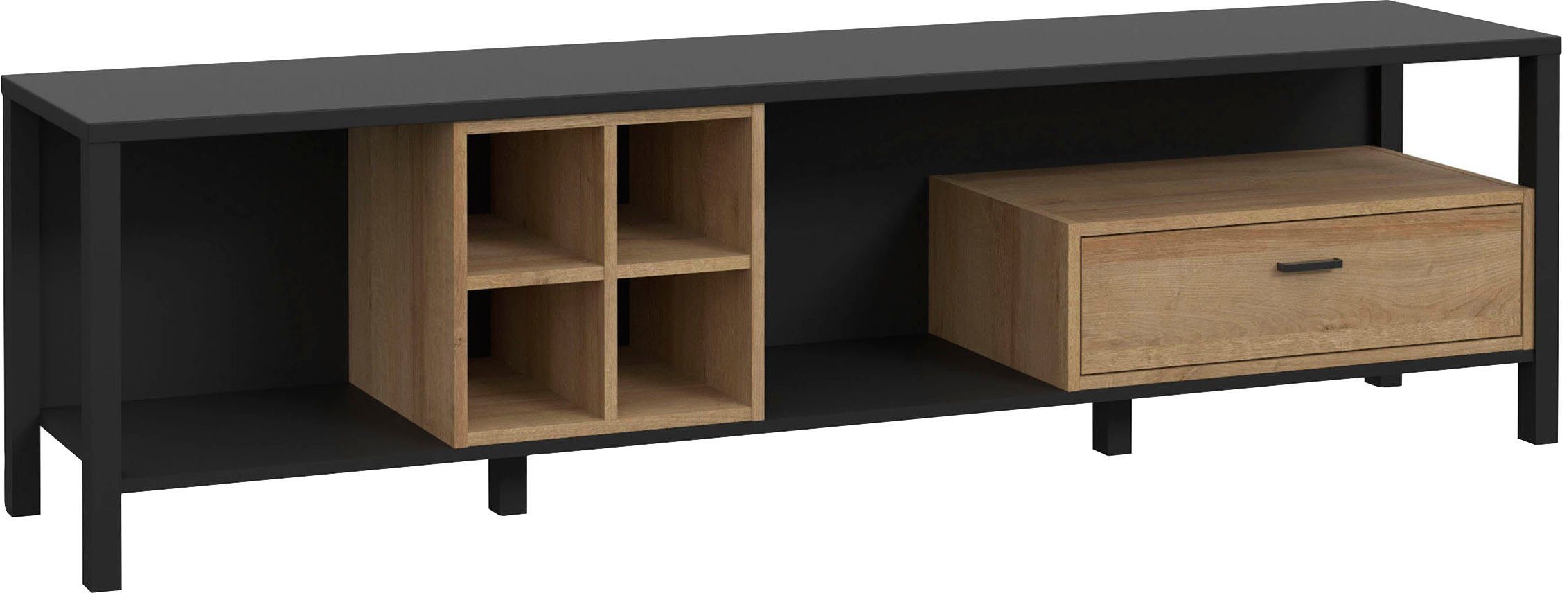 FORTE Tv-meubel High Rock TV-kast, TV-bord, breedte ca. 181 cm