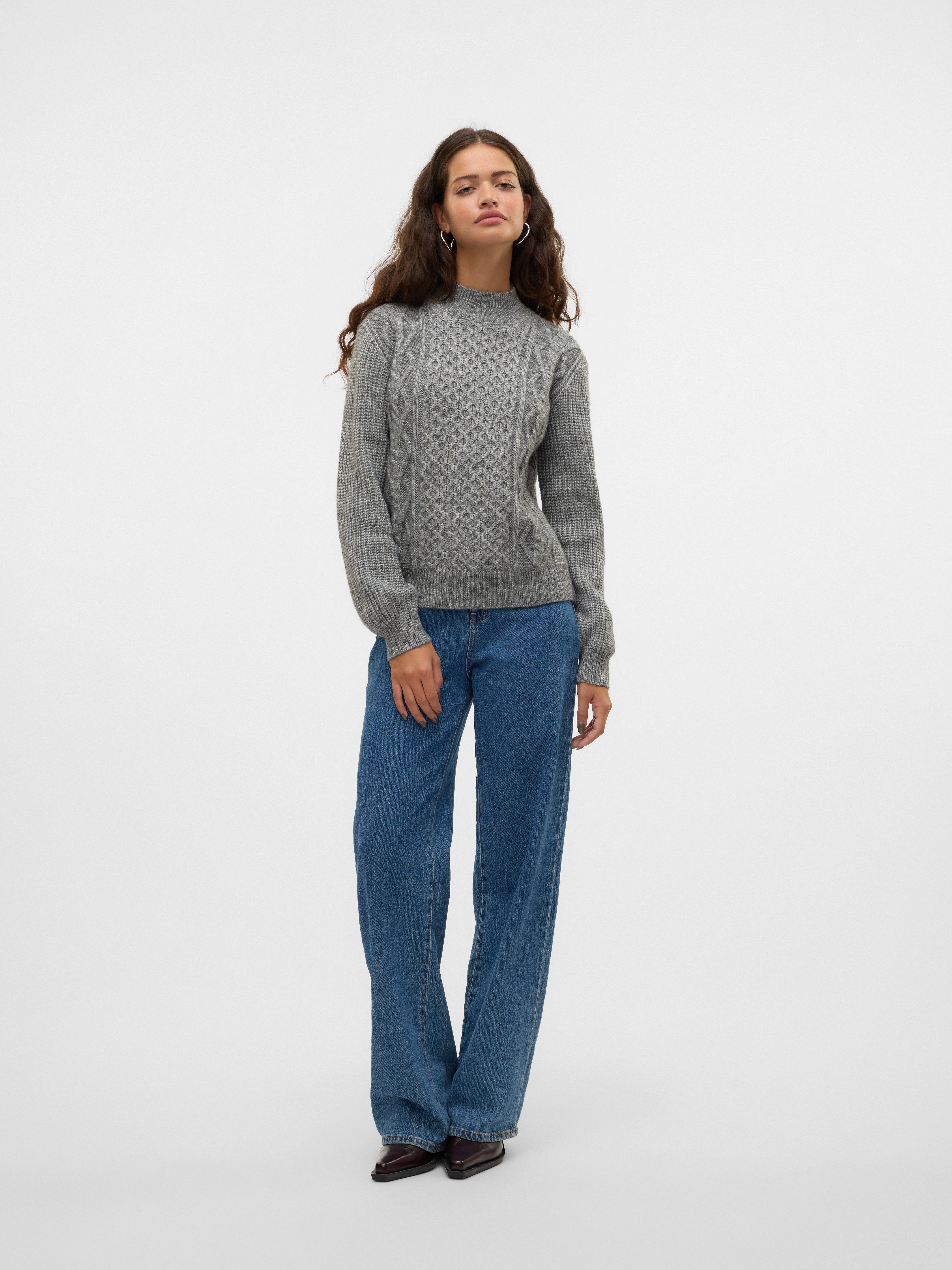 Vero Moda Trui met staande kraag VMUNIVERSE LS HIGHNECK PULLOVER GA BF