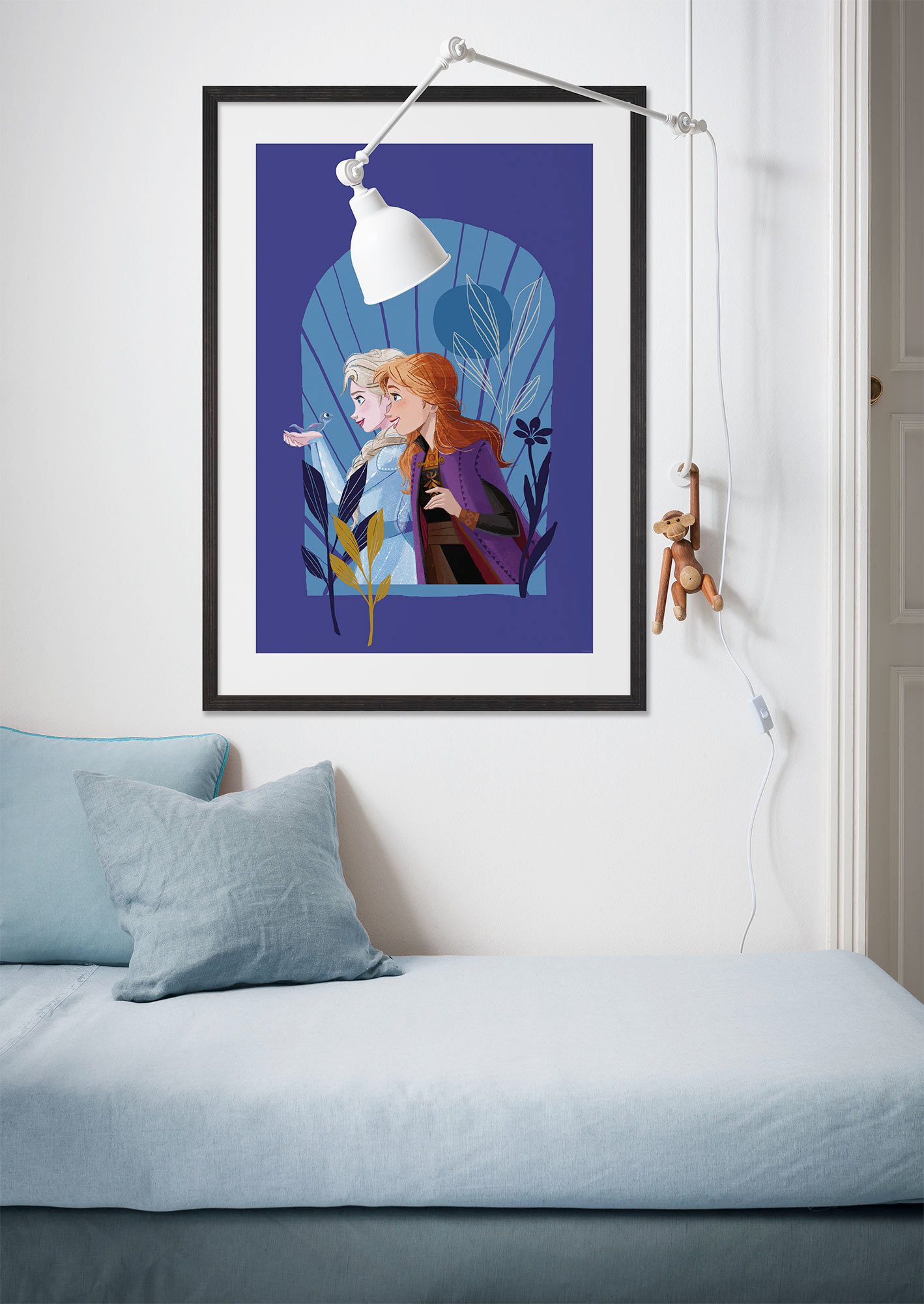 Komar Artprint Frozen Mockingbird 300 x 280 cm (breedte x hoogte) - behang, vlies, woonkamer, slaapkamer (set)