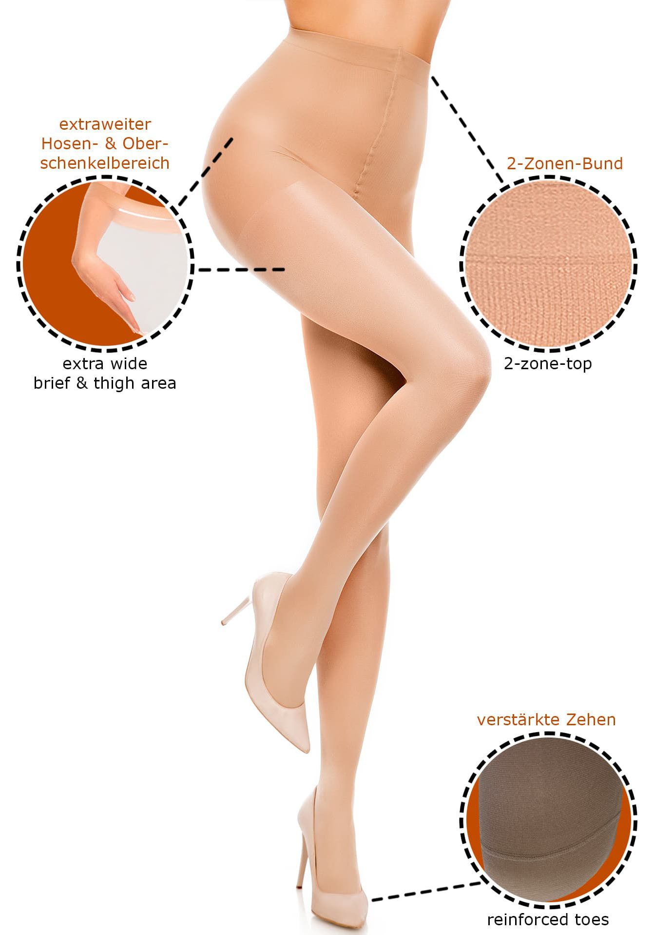 GLAMORY Panty Plus Size (1 stuk)