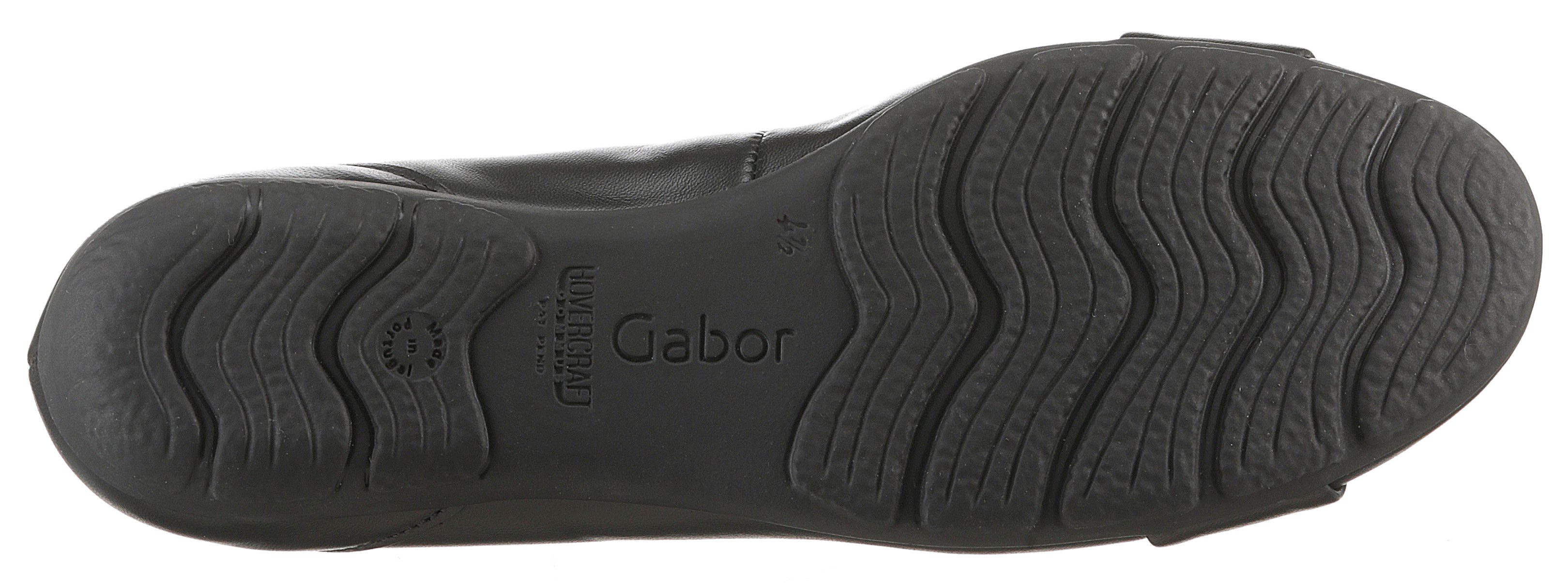 Gabor Ballerina's platte schoenen, instappers met hovercraft luchtkamer-zool