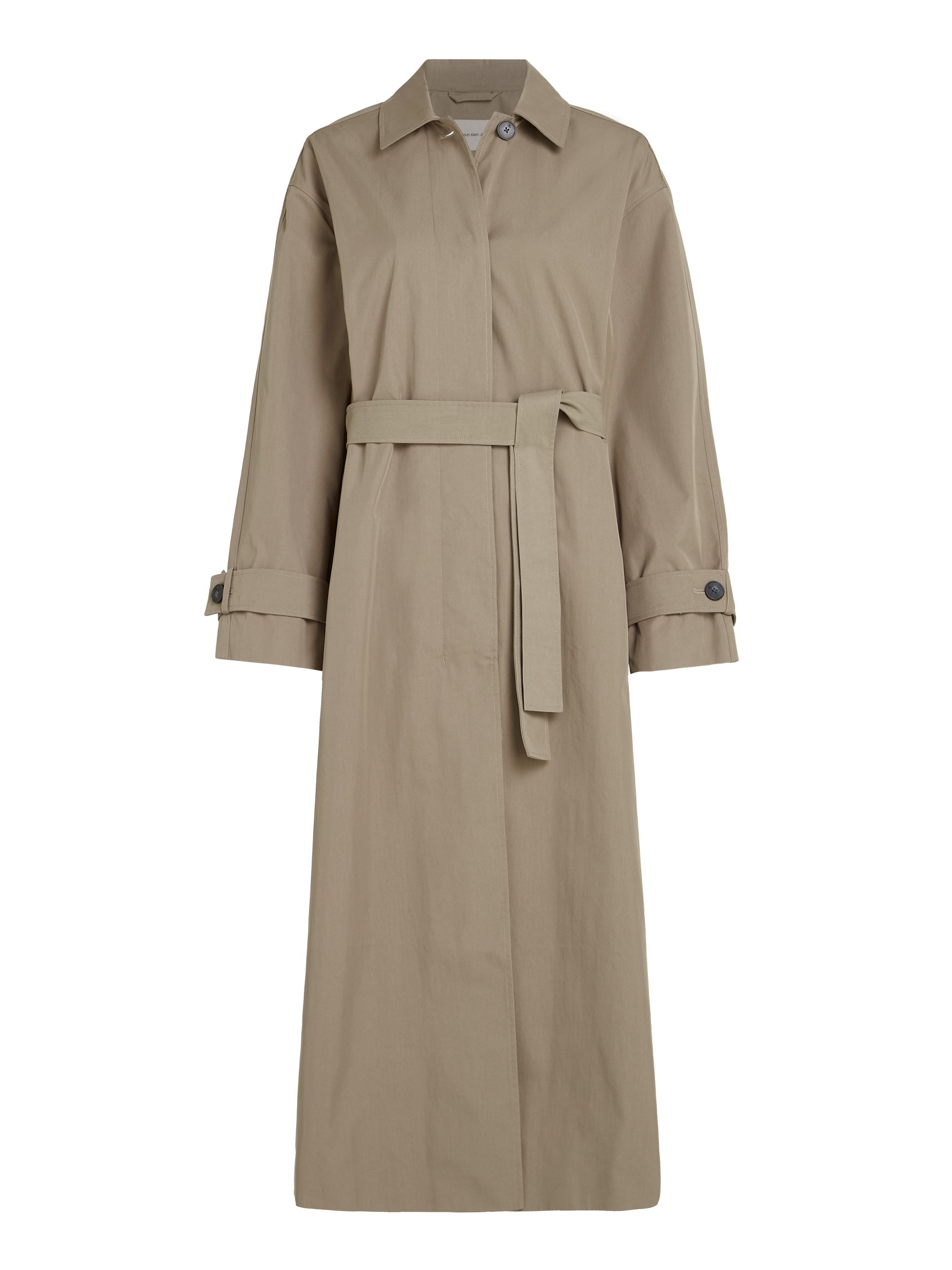 Calvin Klein Trenchcoat TRENCH COAT met steekzakken, met logopatch