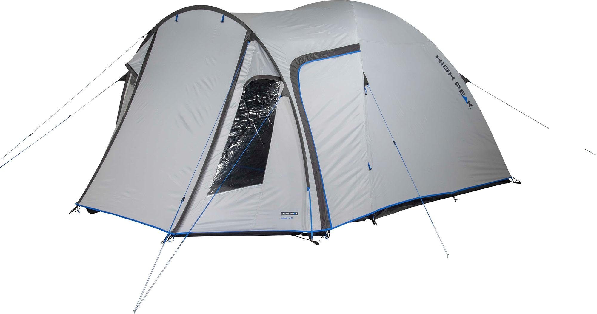 High Peak koepeltent »tent Tessin 5.0«, 4 Personen (met High Peak Alghero 4 tent | Vergelijk alle prijzen