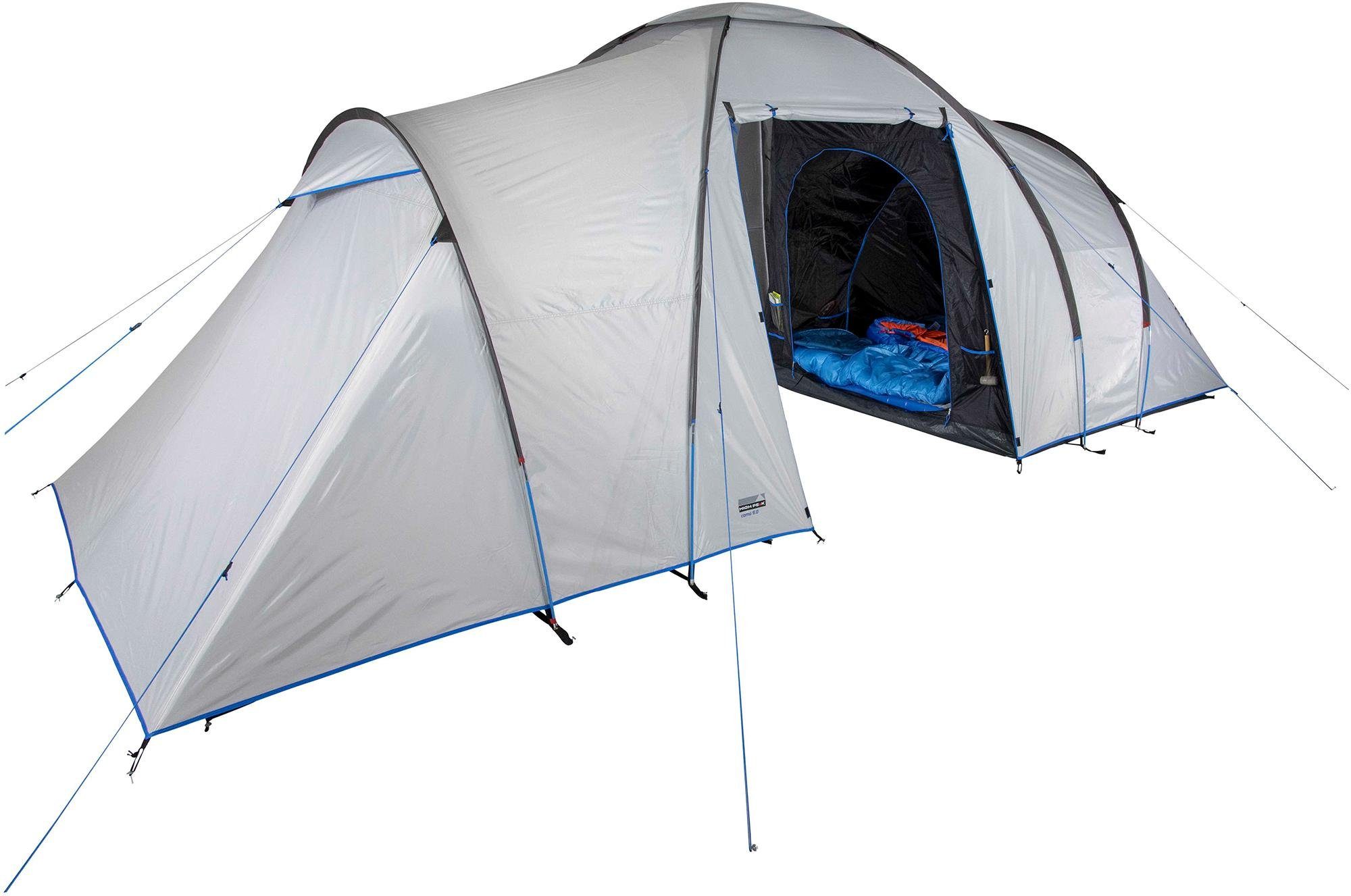 High Peak koepeltent »tent Como 6.0«, 4 Personen (met High Peak Como 6.0 familietent Familietent Tenten De Wit