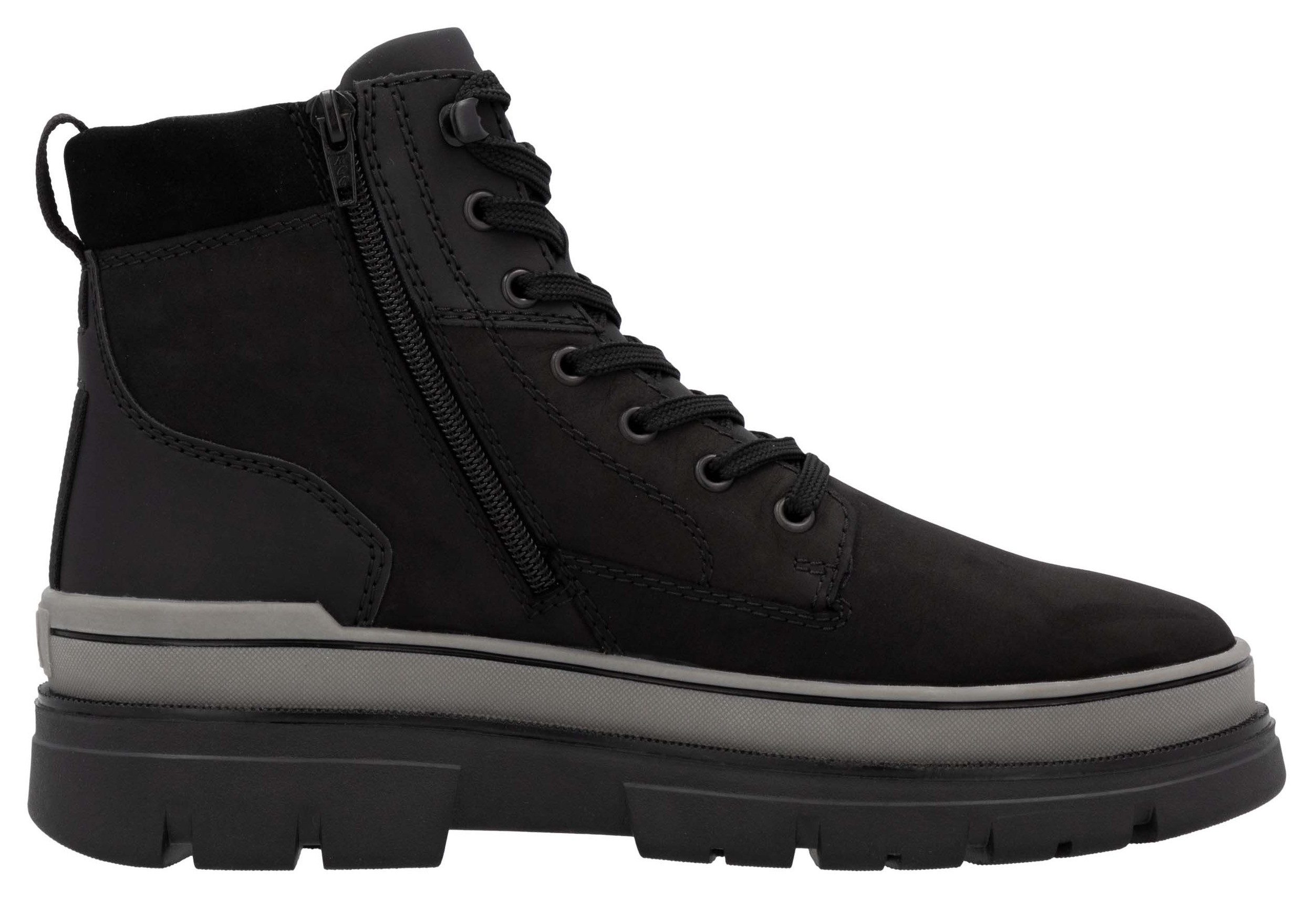 Rieker EVOLUTION Winterlaarsjes Plateau laarzen, veterschoenen met waterafstotend TEX-membraan