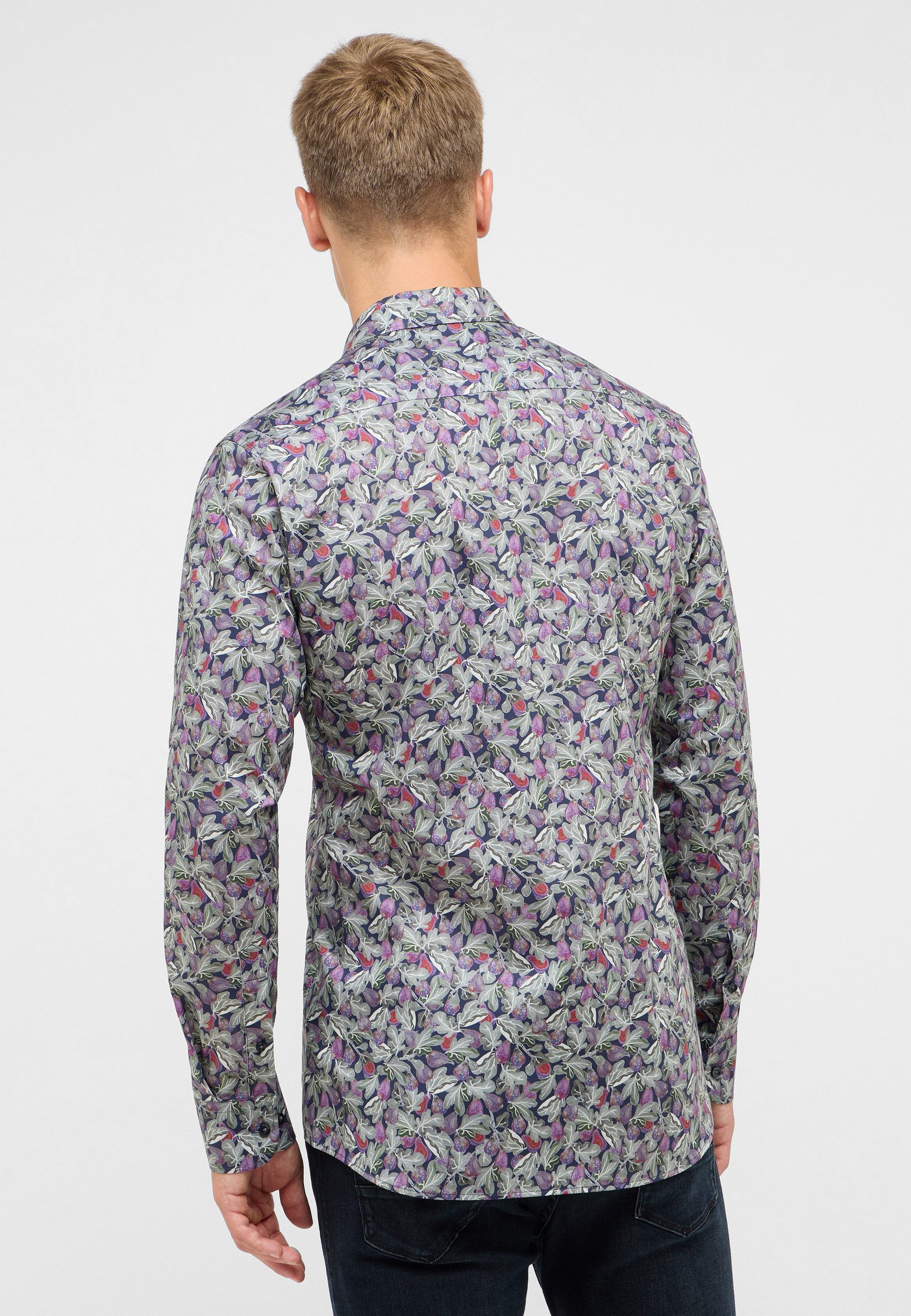 Eterna Overhemd met lange mouwen Slim fit NON IRON (strijkvrij)