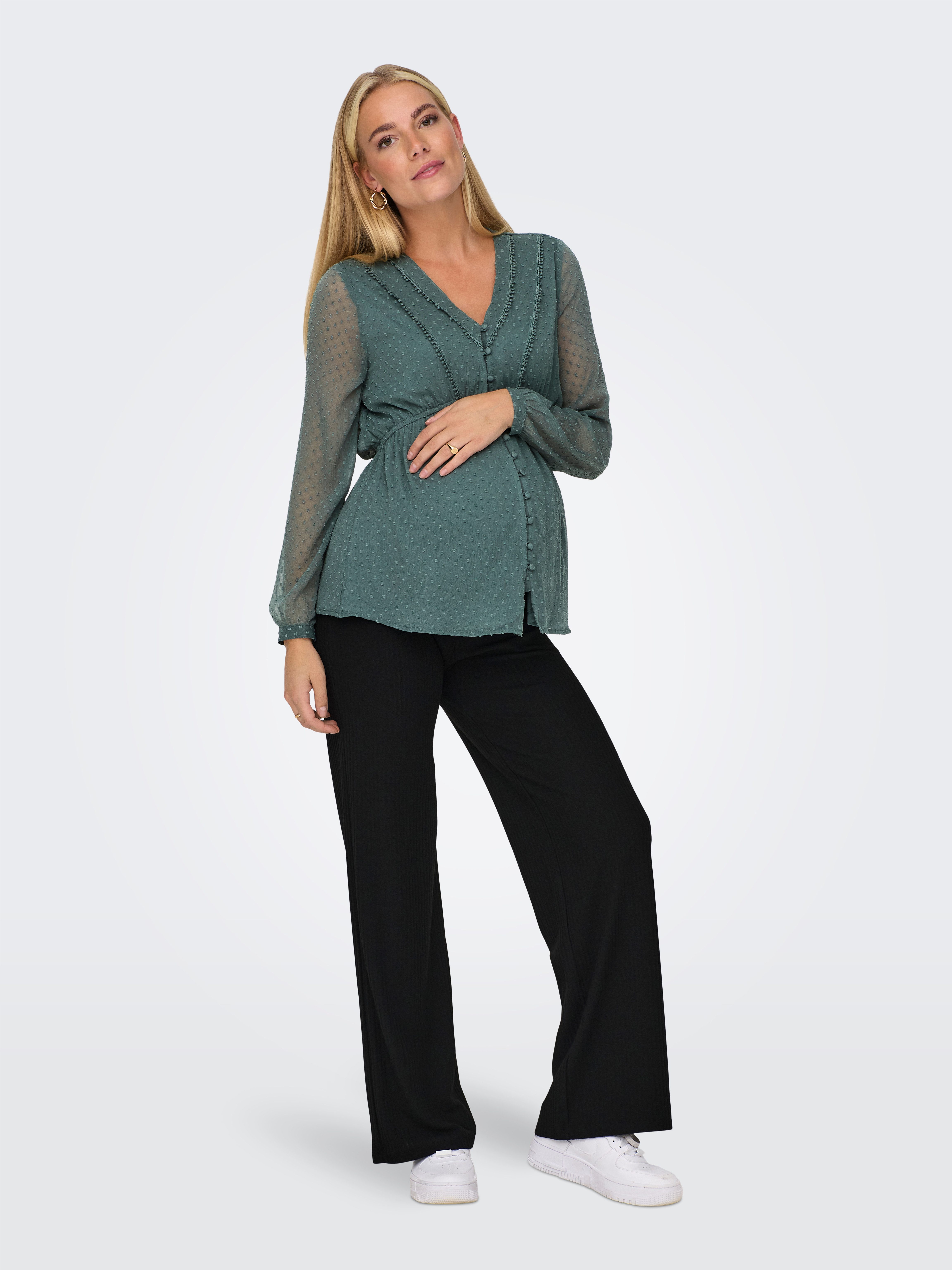 ONLY MATERNITY Zwangerschapsbroek OLMEMMA WIDE PANT JRS NOOS