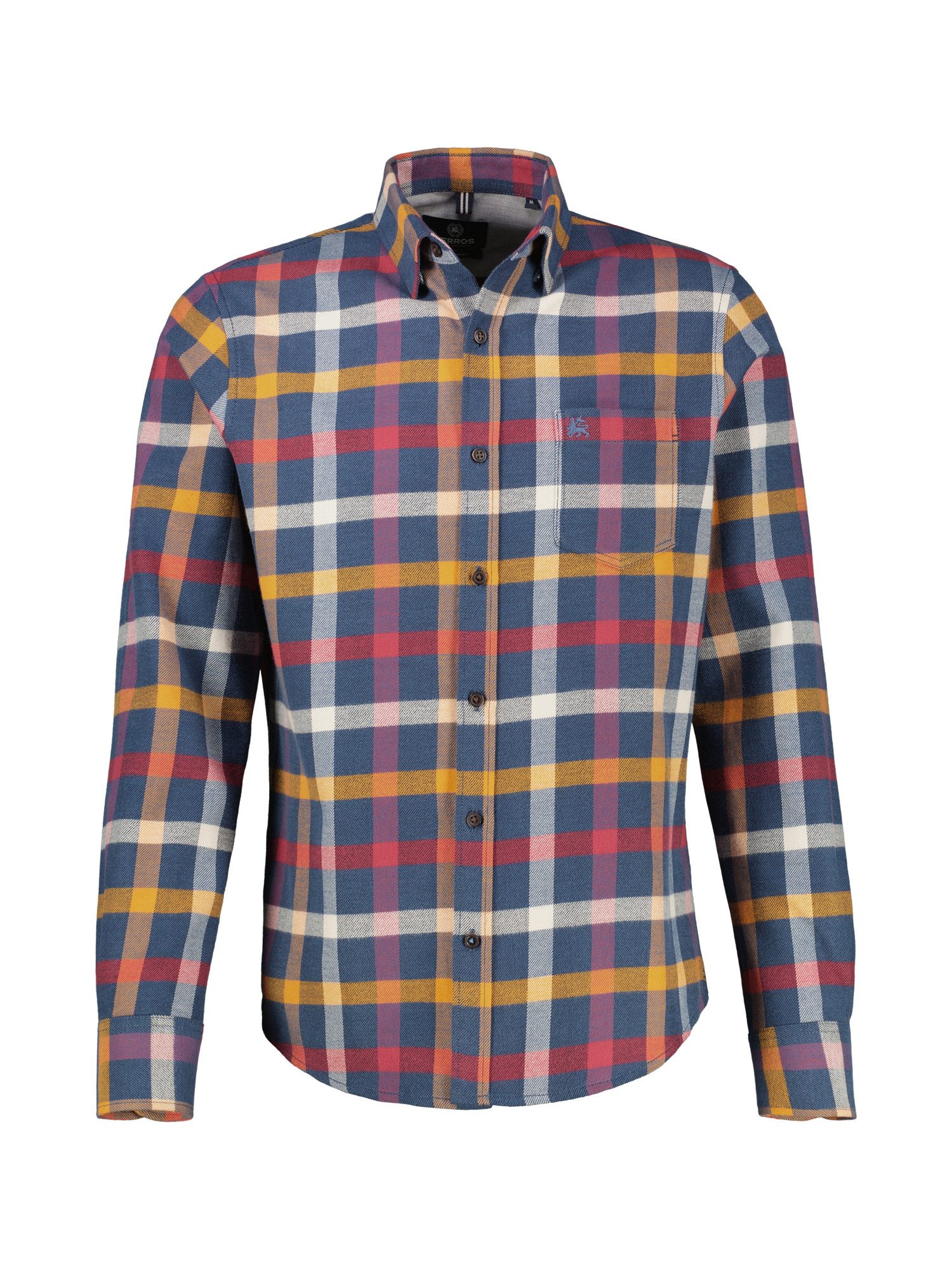 Lerros Flanellen overhemd LERROS Ruit-Flanellen overhemd, smart en casual