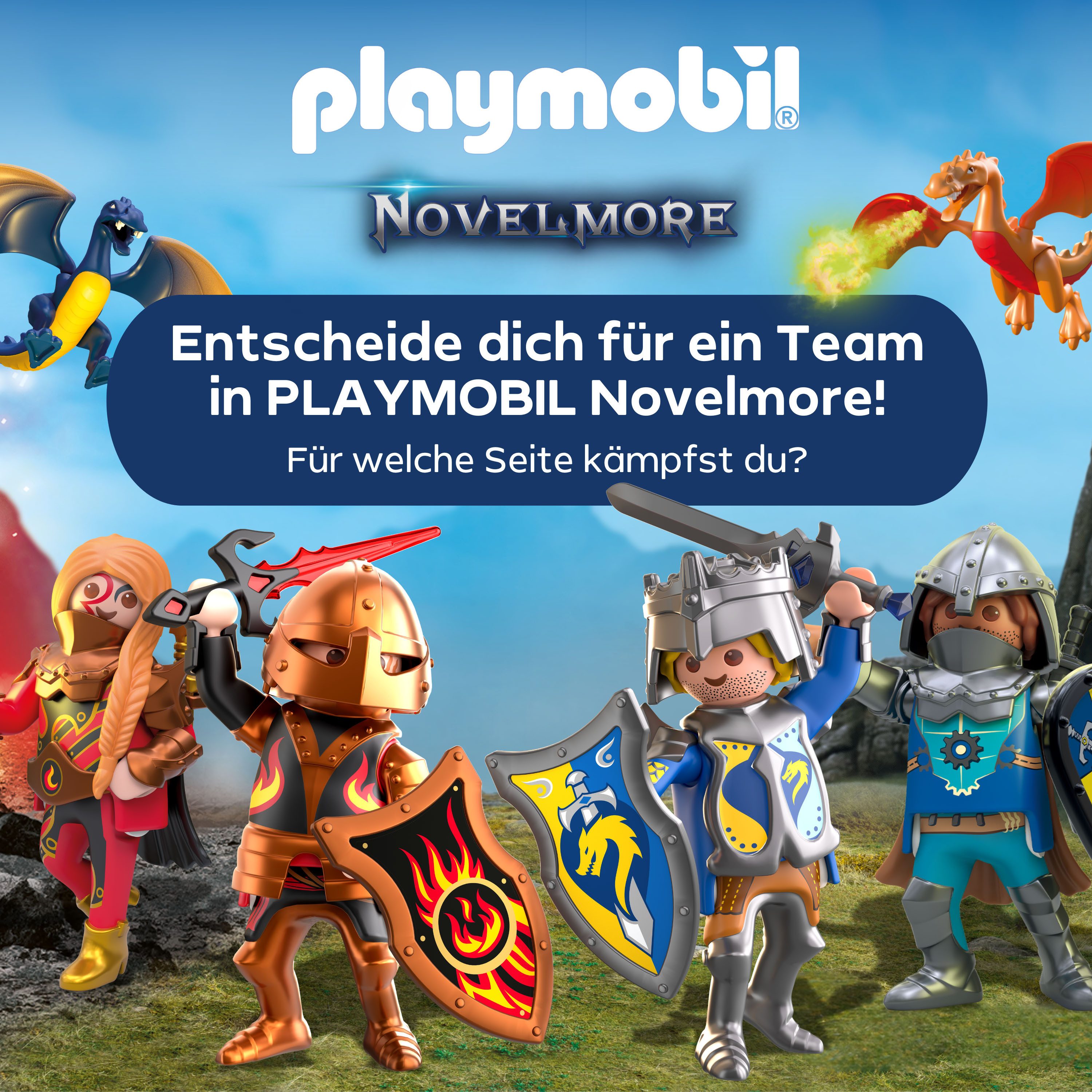 Playmobil® Constructie-speelset Schlossgespenst und Ritter (71797), Playmobil Novelmore (18-delig)