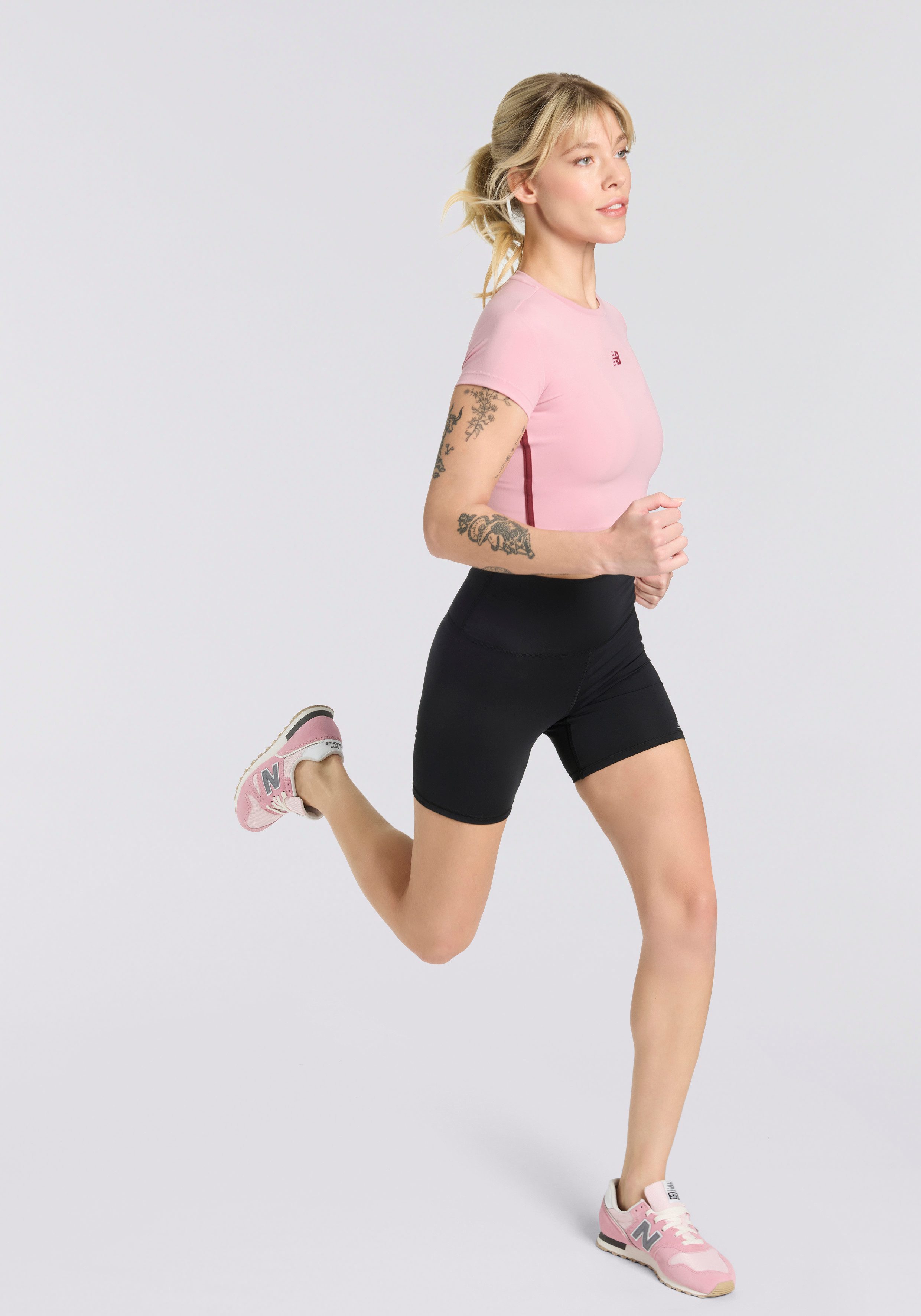 New Balance Runningshort NB Harmony High Risehort 6" EARTHHADOW