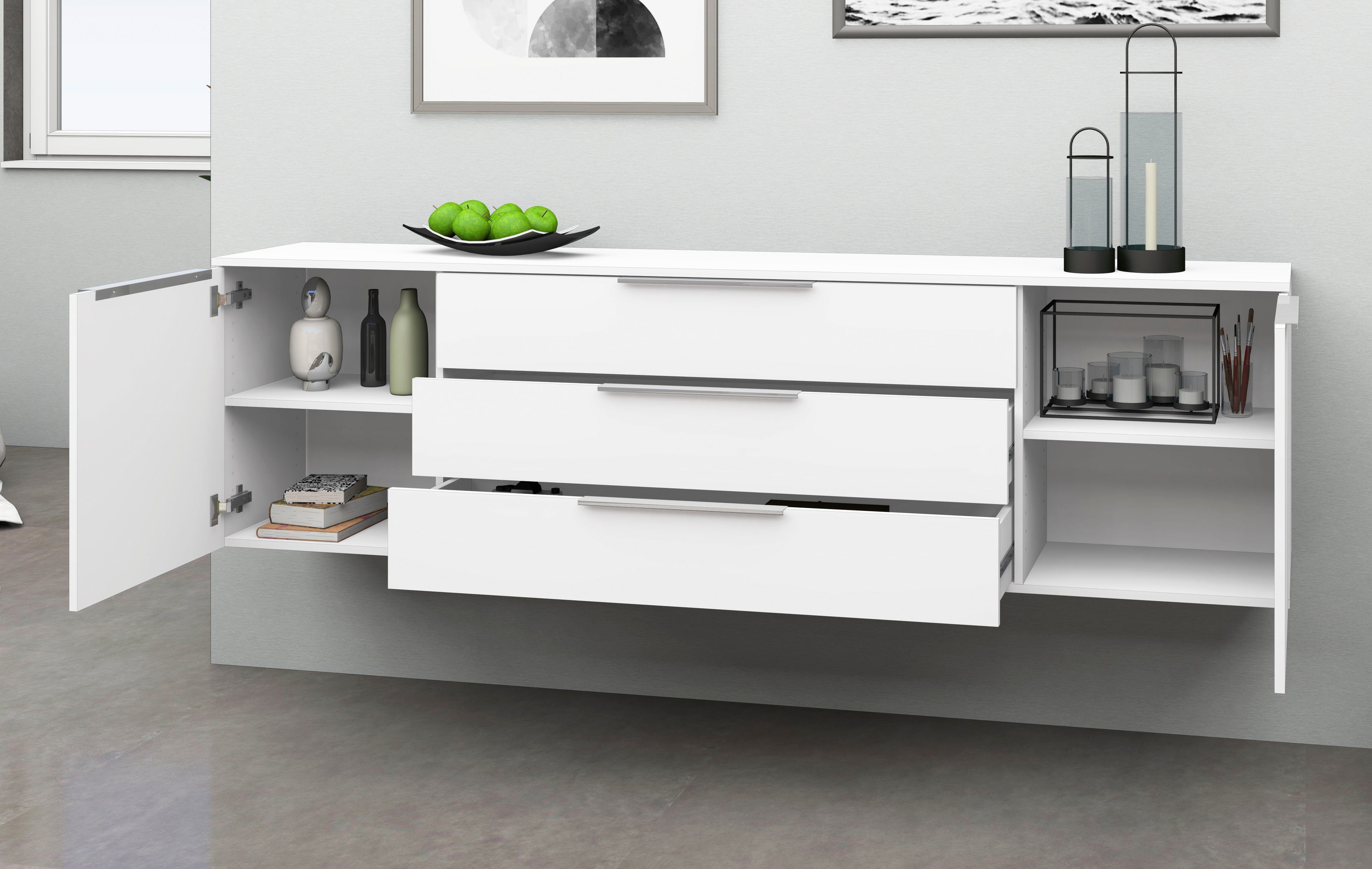borchardt Möbel Dressoir Oliva Breedte 166 of 200 cm