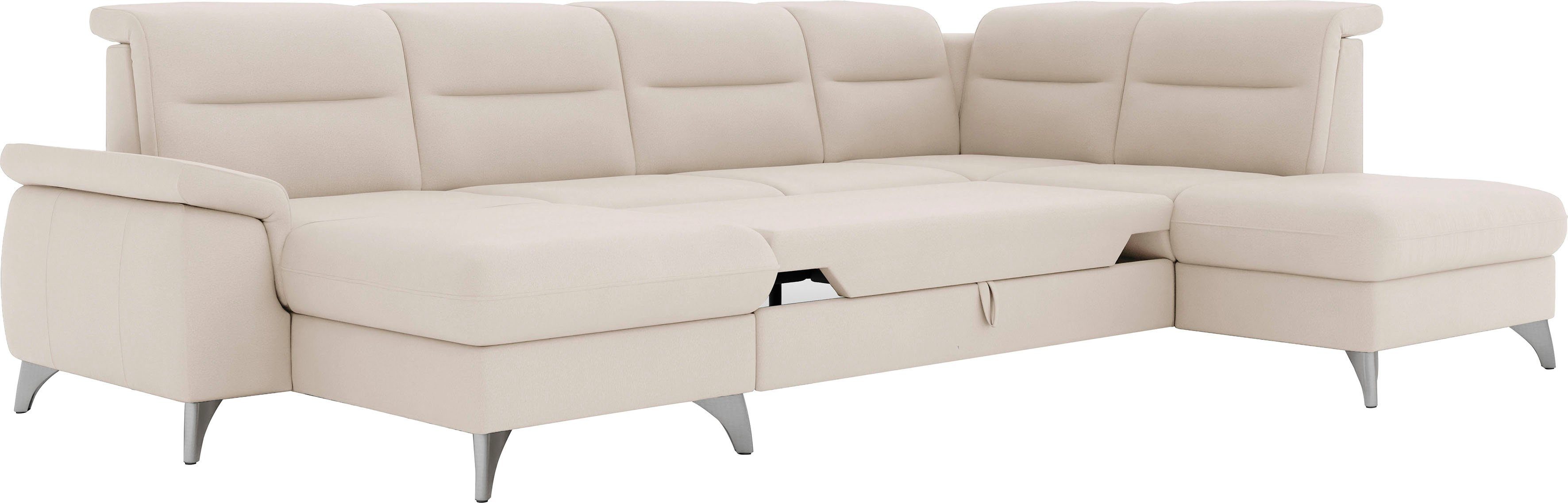 sit&more Zithoek Astoria U-vorm naar keuze met motorische relaxfunctie