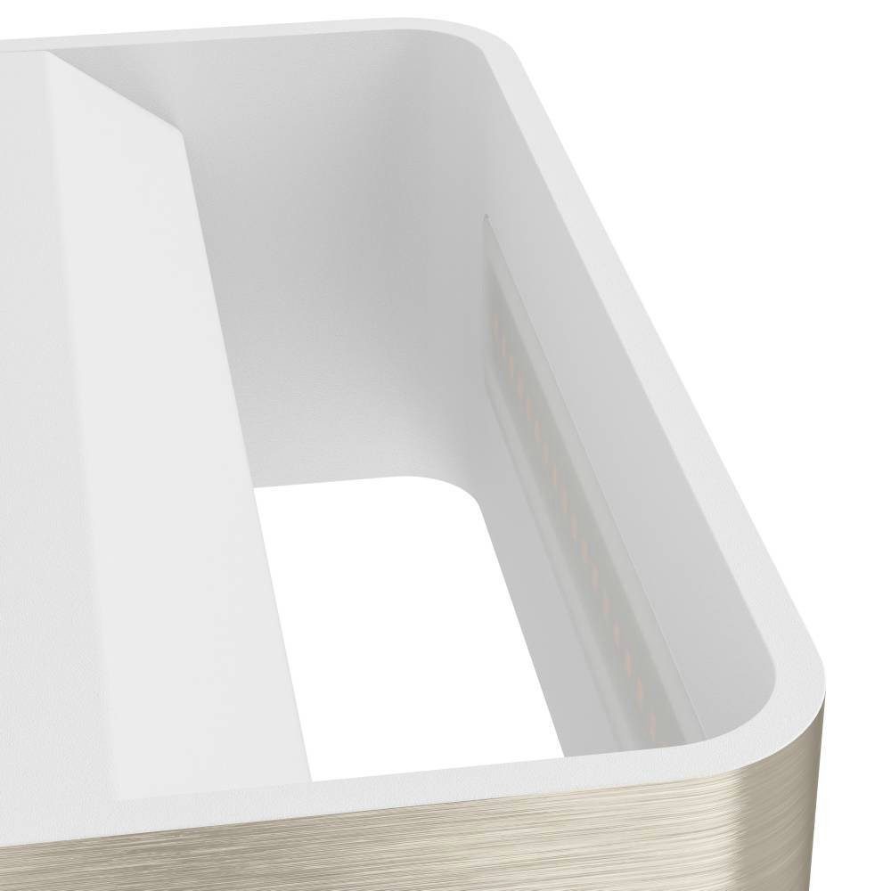 EGLO Wandlamp SANIA 4 wandlamp, wandspot, ganglamp, nikkel-mat, LED, modern (1 stuk)