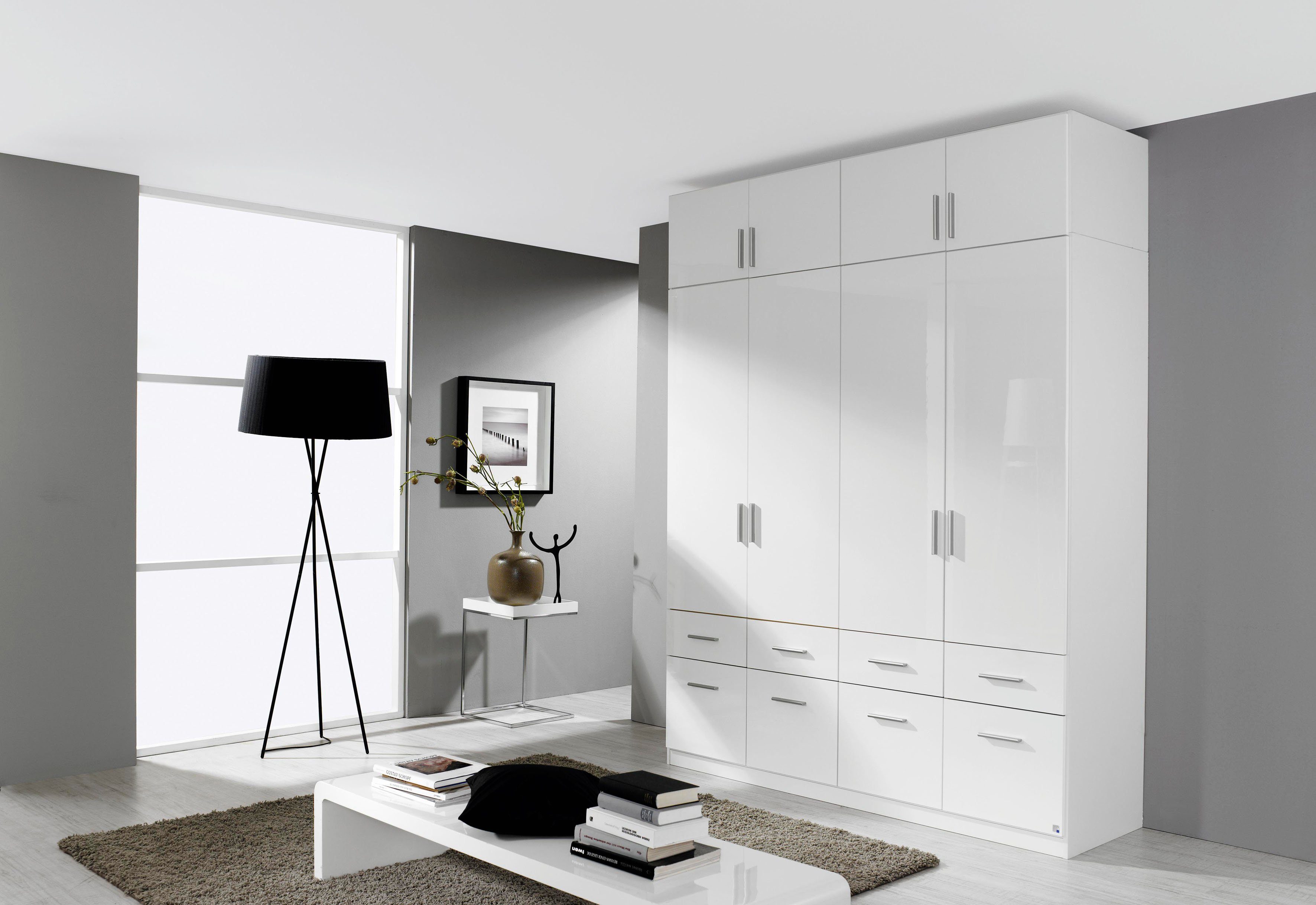 rauch Draaideurkast Kledingkast Kast Garderobe Slaapkamerkast CELLE in 4 breedtes en 2 hoogtes, optioneel met lades made in germany