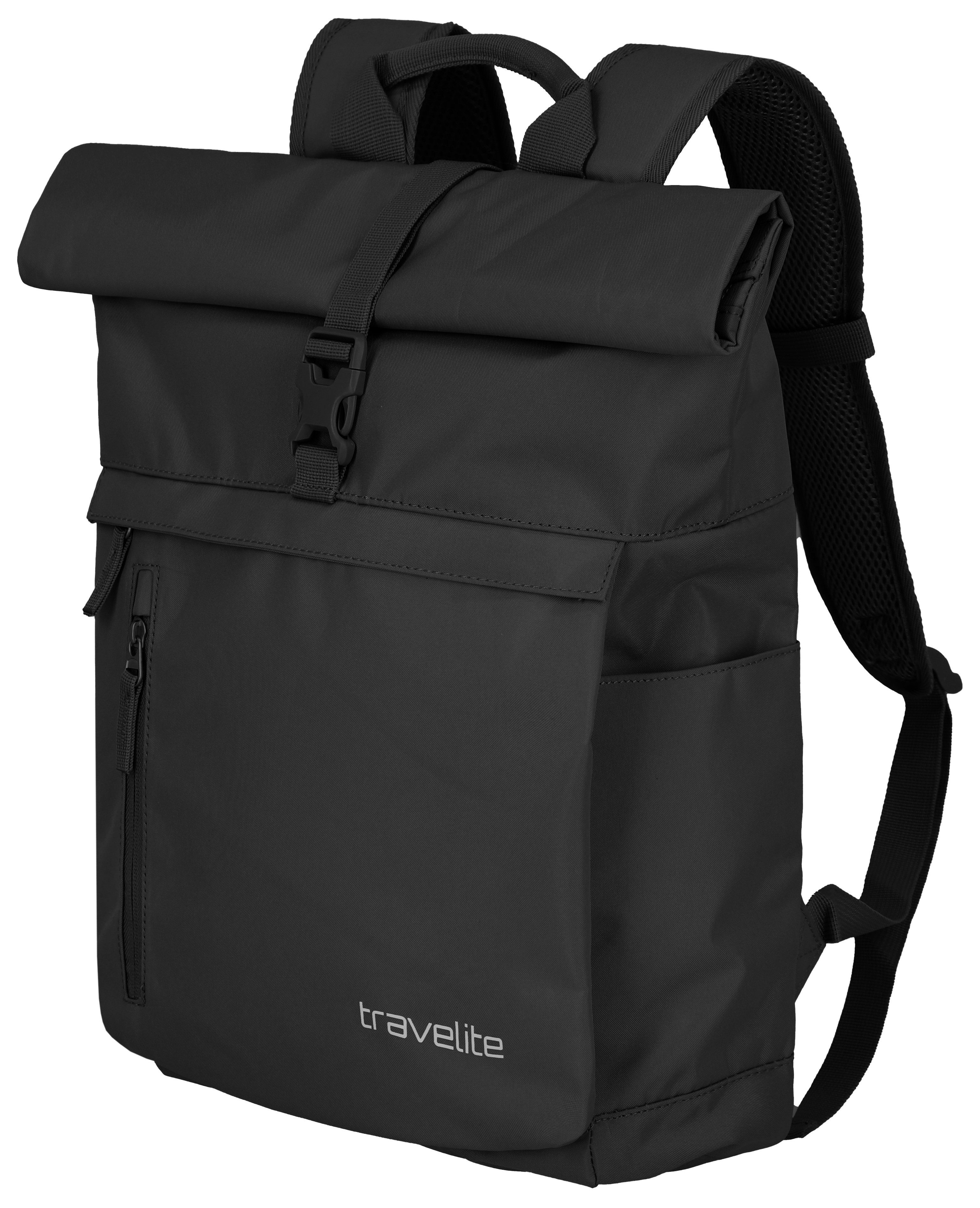 travelite Vrijetijdsrugzak BASICS Rollup Rugzak Werkrugzak sportrugzak reiserugzak schoolrugzak