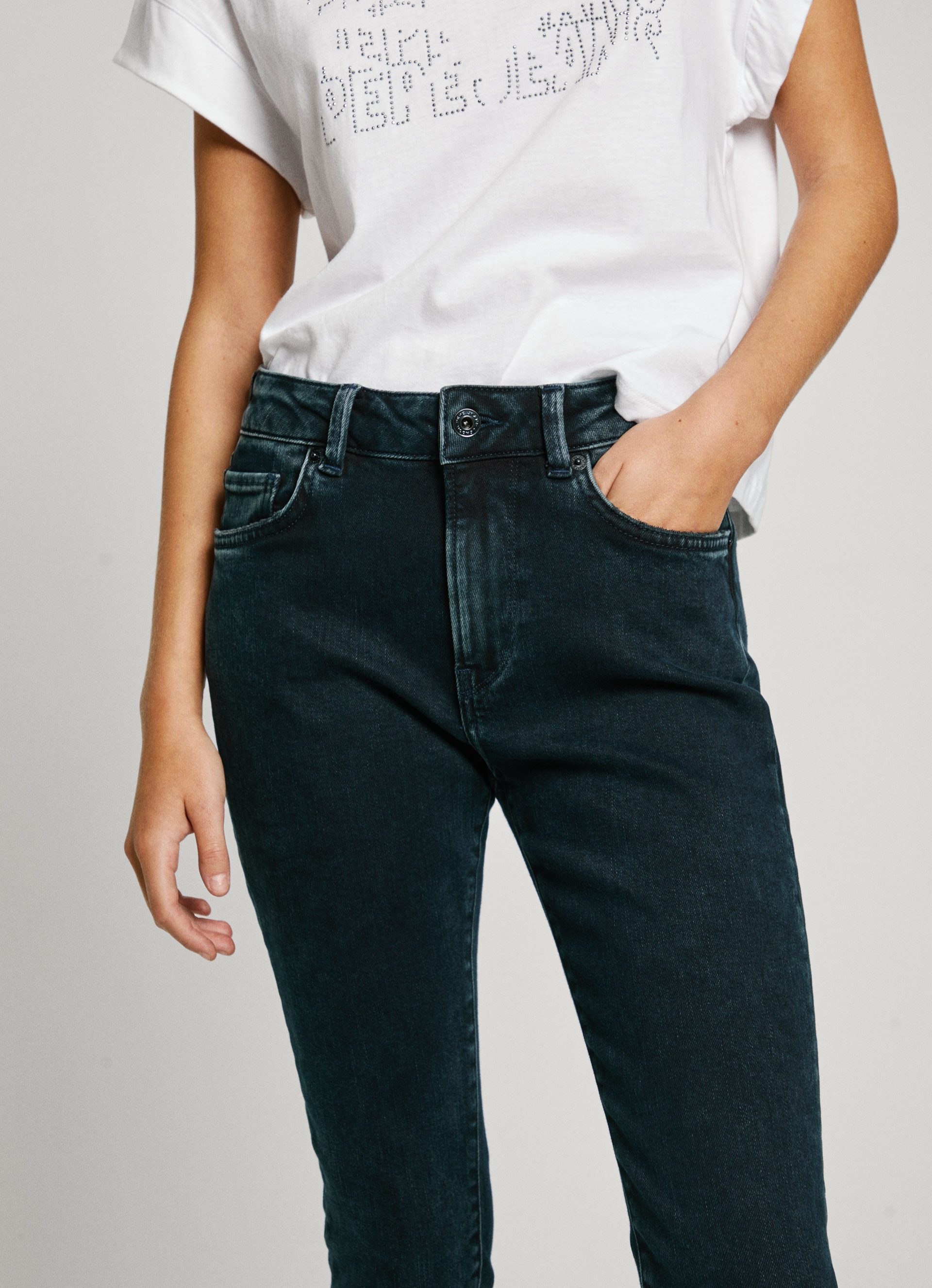 Pepe Jeans Skinny fit jeans SKINNY JEANS MW in verschillende wassingen