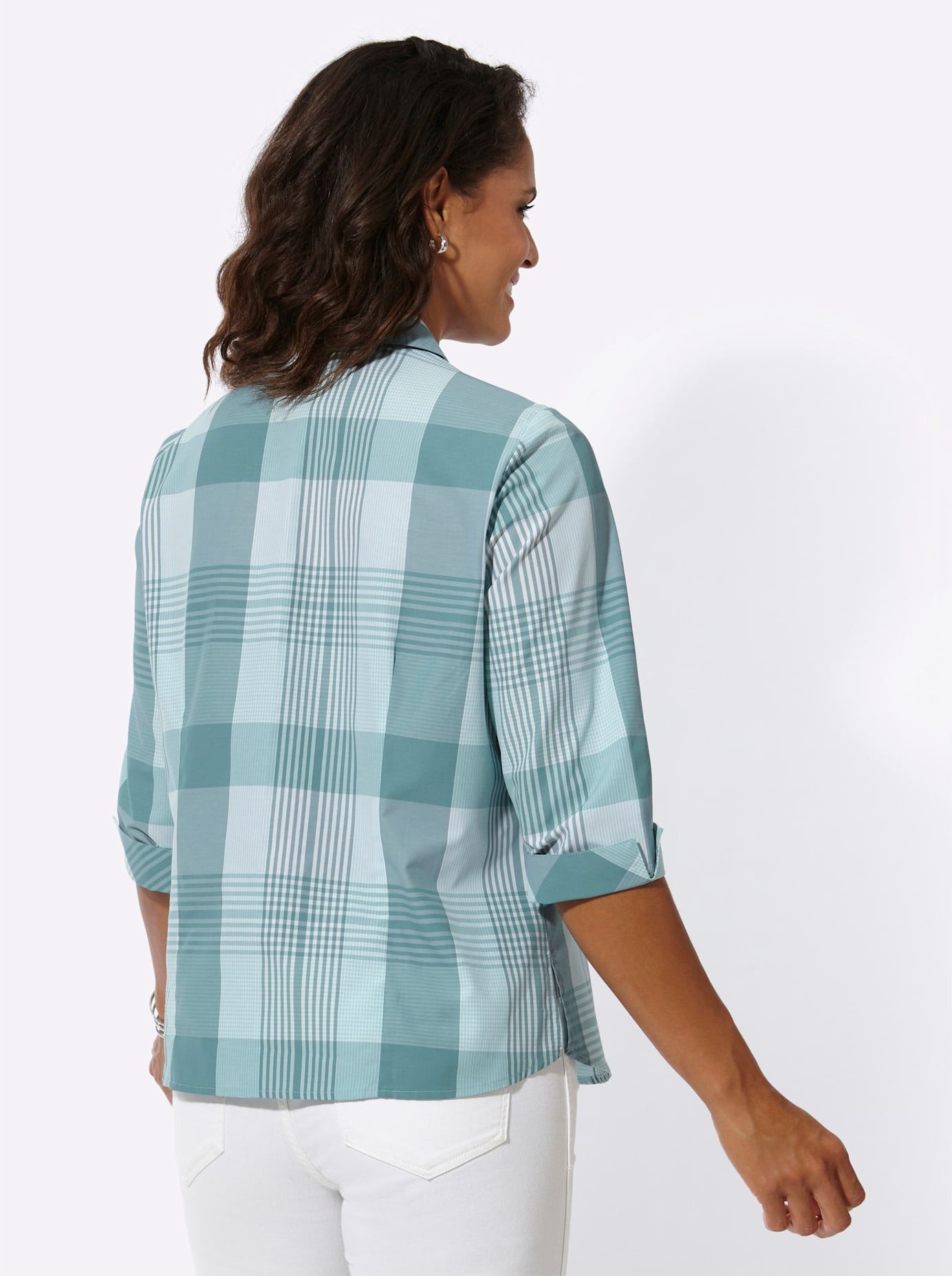 Casual Looks Geruite blouse