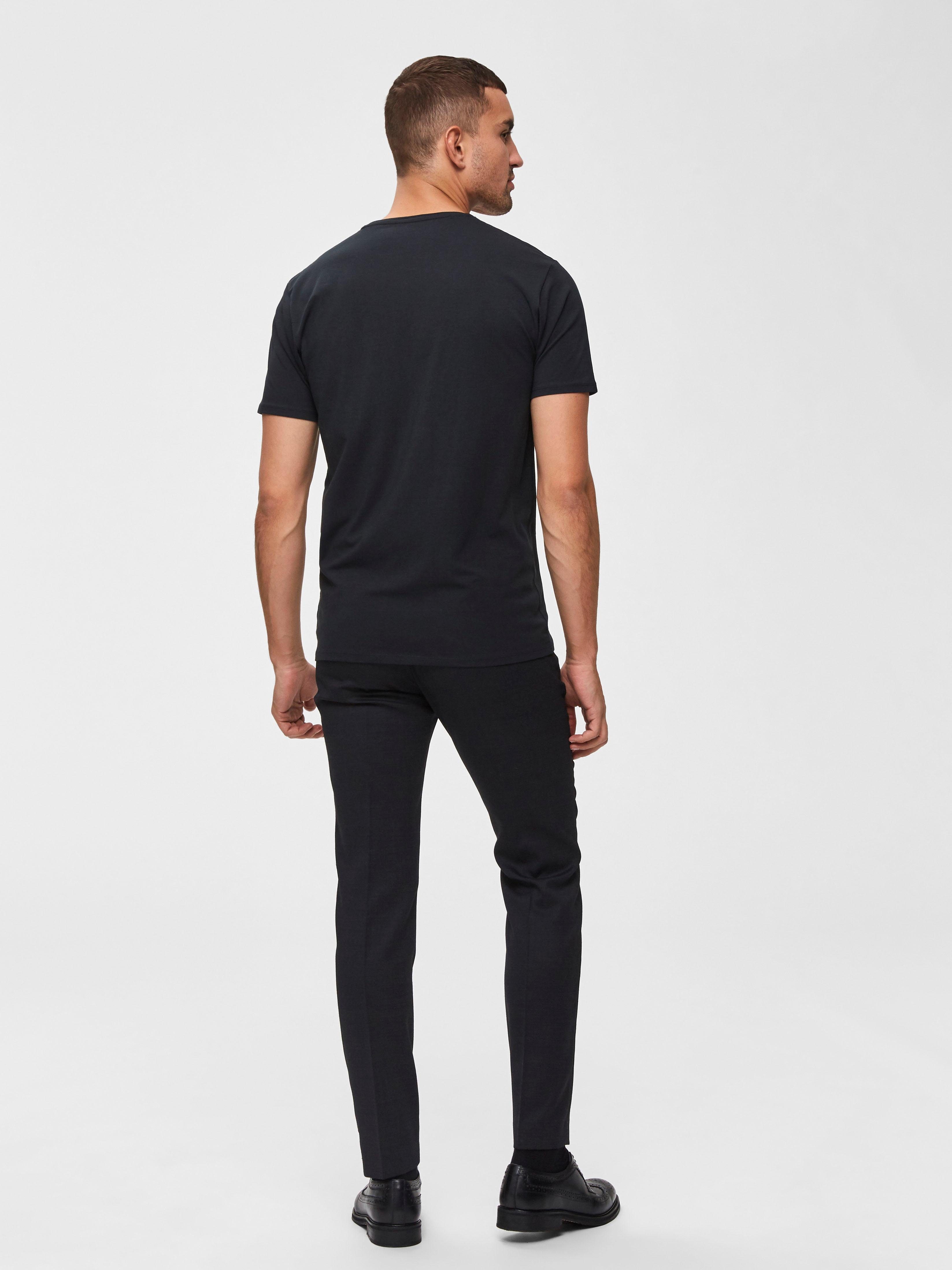 SELECTED HOMME Shirt met ronde hals Basic T-shirt