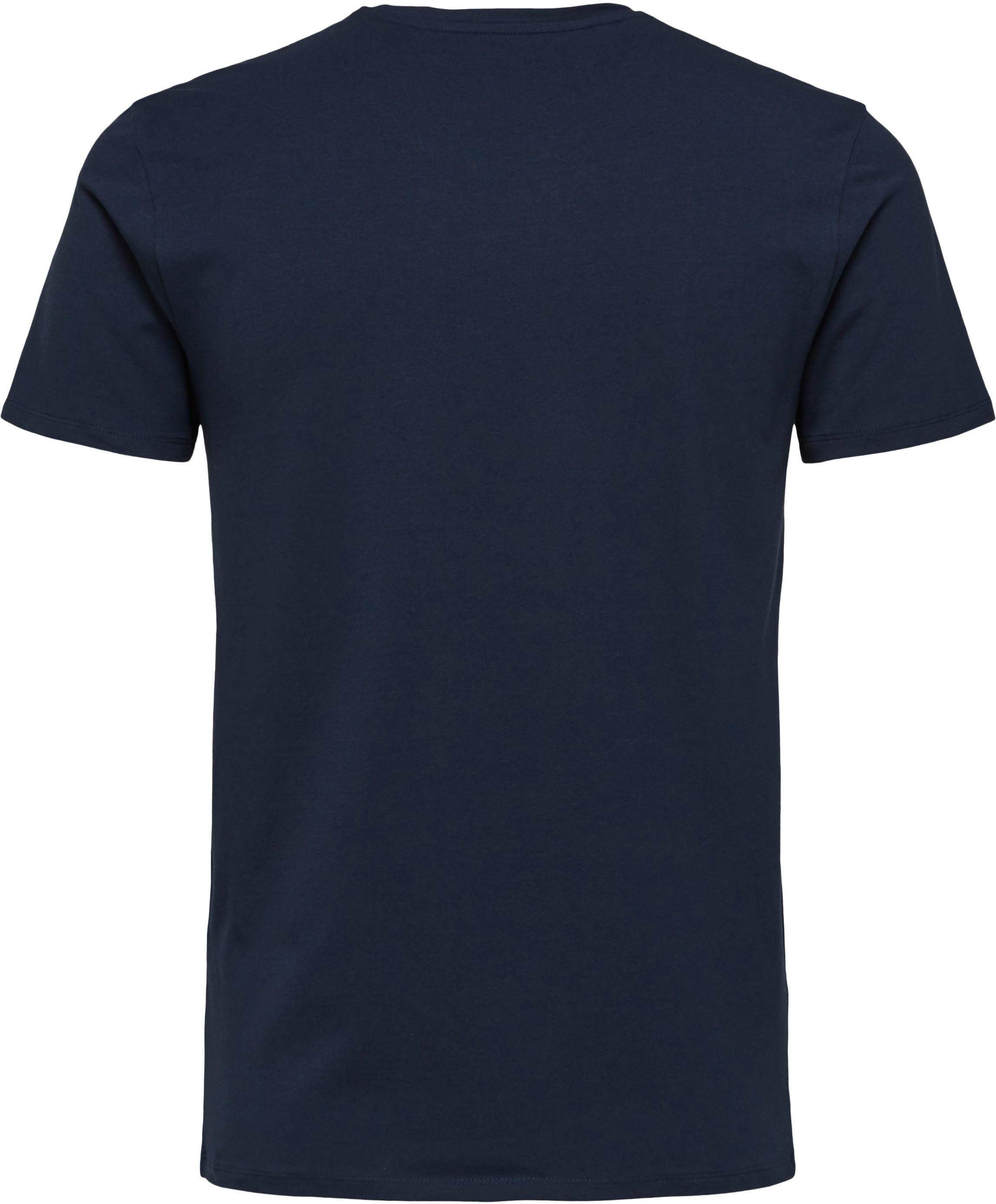 SELECTED HOMME Shirt met ronde hals Basic T-shirt