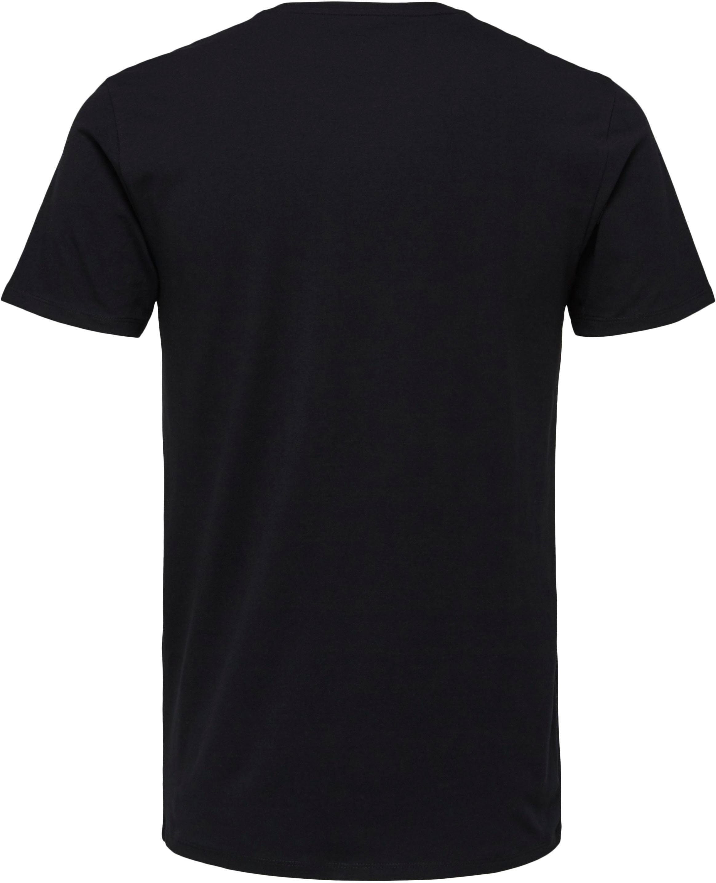 SELECTED HOMME Shirt met ronde hals Basic T-shirt