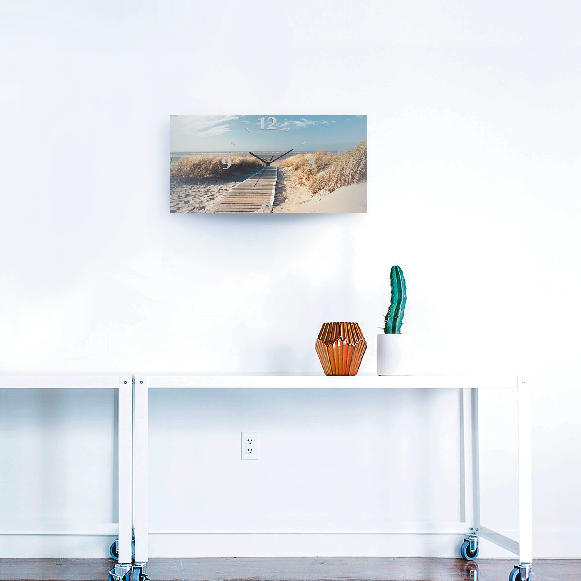 Artland wandklok Nordseestrand auf Langeoog Steg