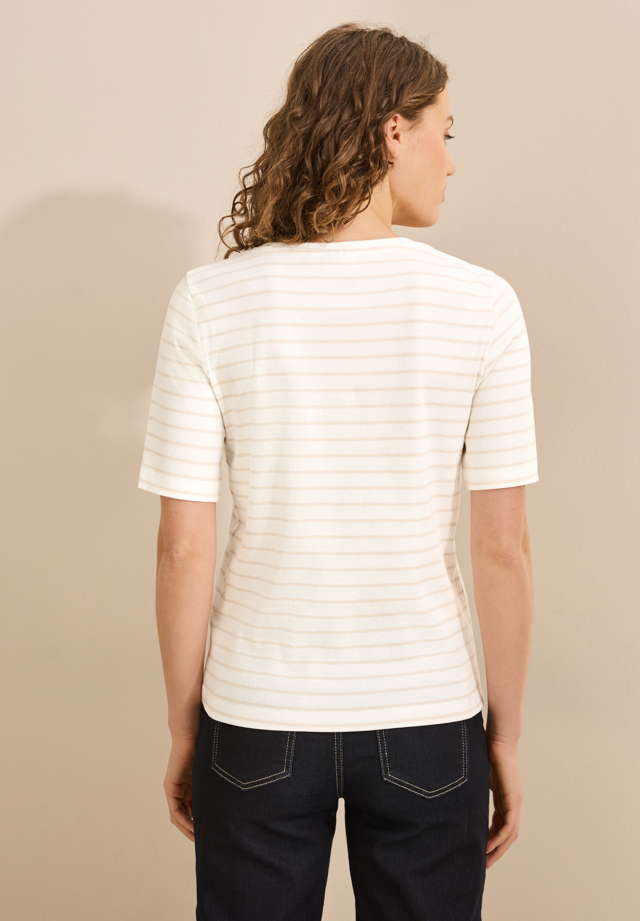 Cecil T-shirt met streepmotief