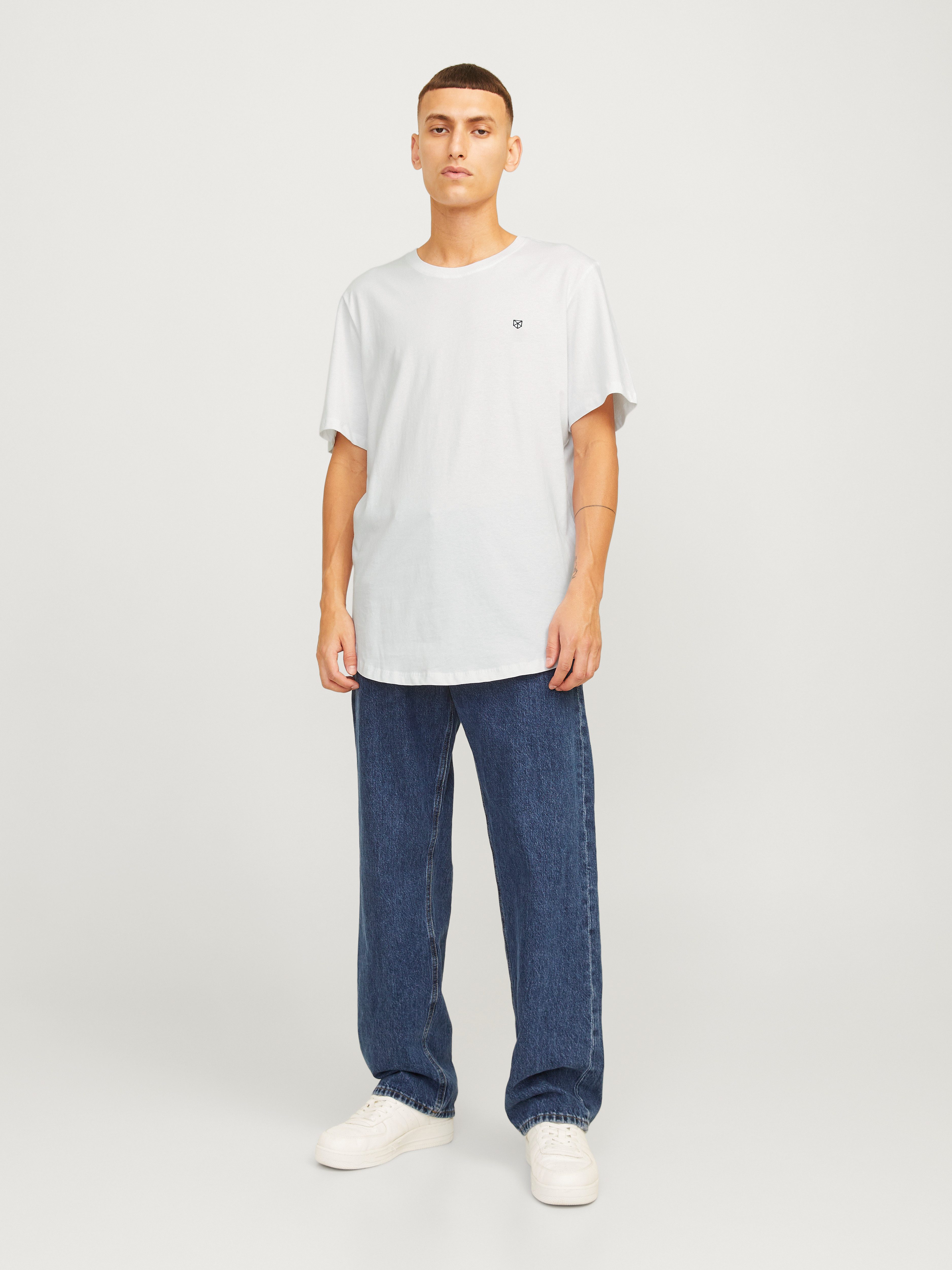 Jack & Jones Shirt met ronde hals JPRBLABRODY TEE SS CREW NECK 5PK MP (set 5-delig)