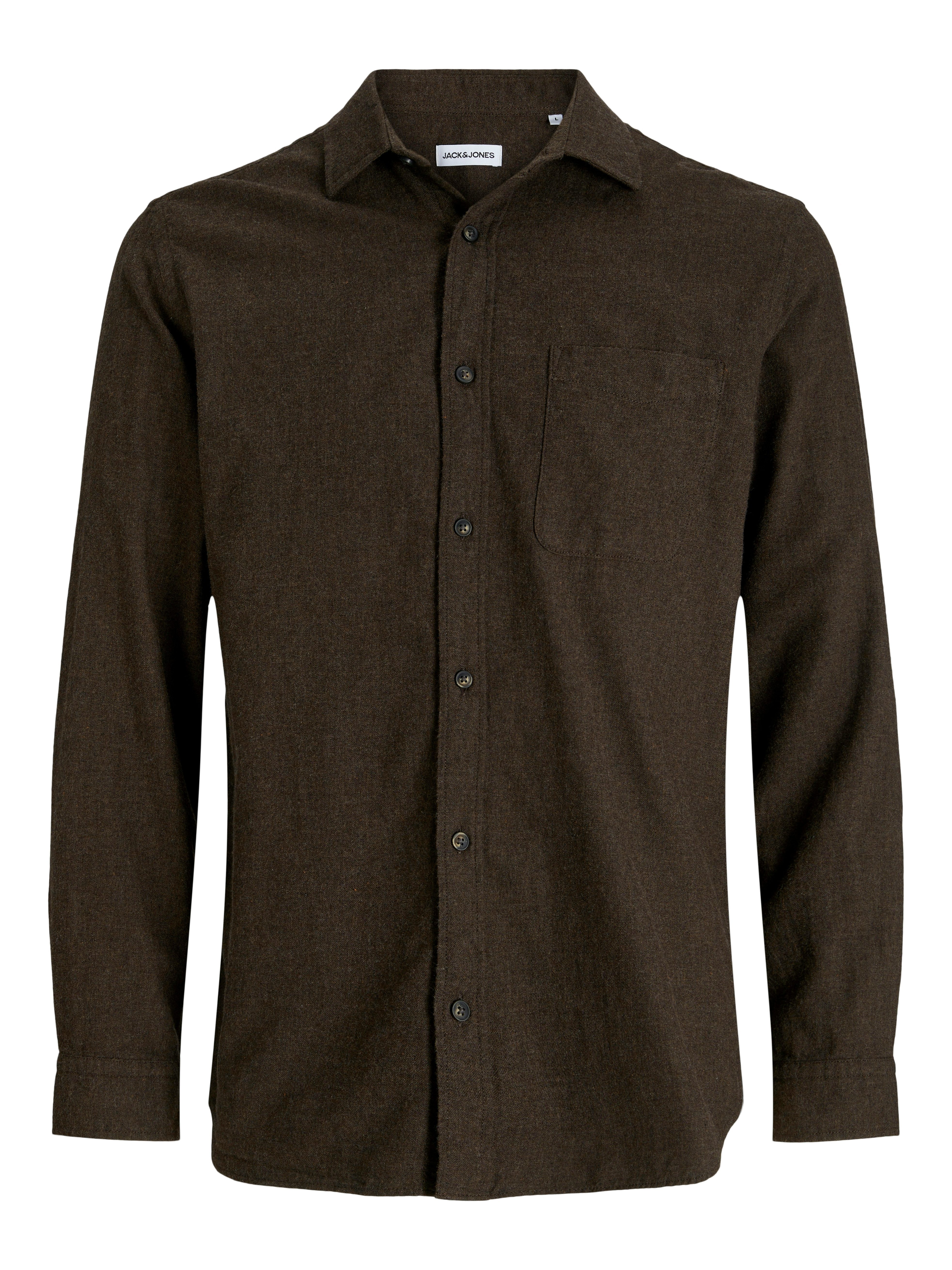 Jack & Jones Overhemd met lange mouwen JJECLASSIC MELANGE SHIRT L/S NOOS