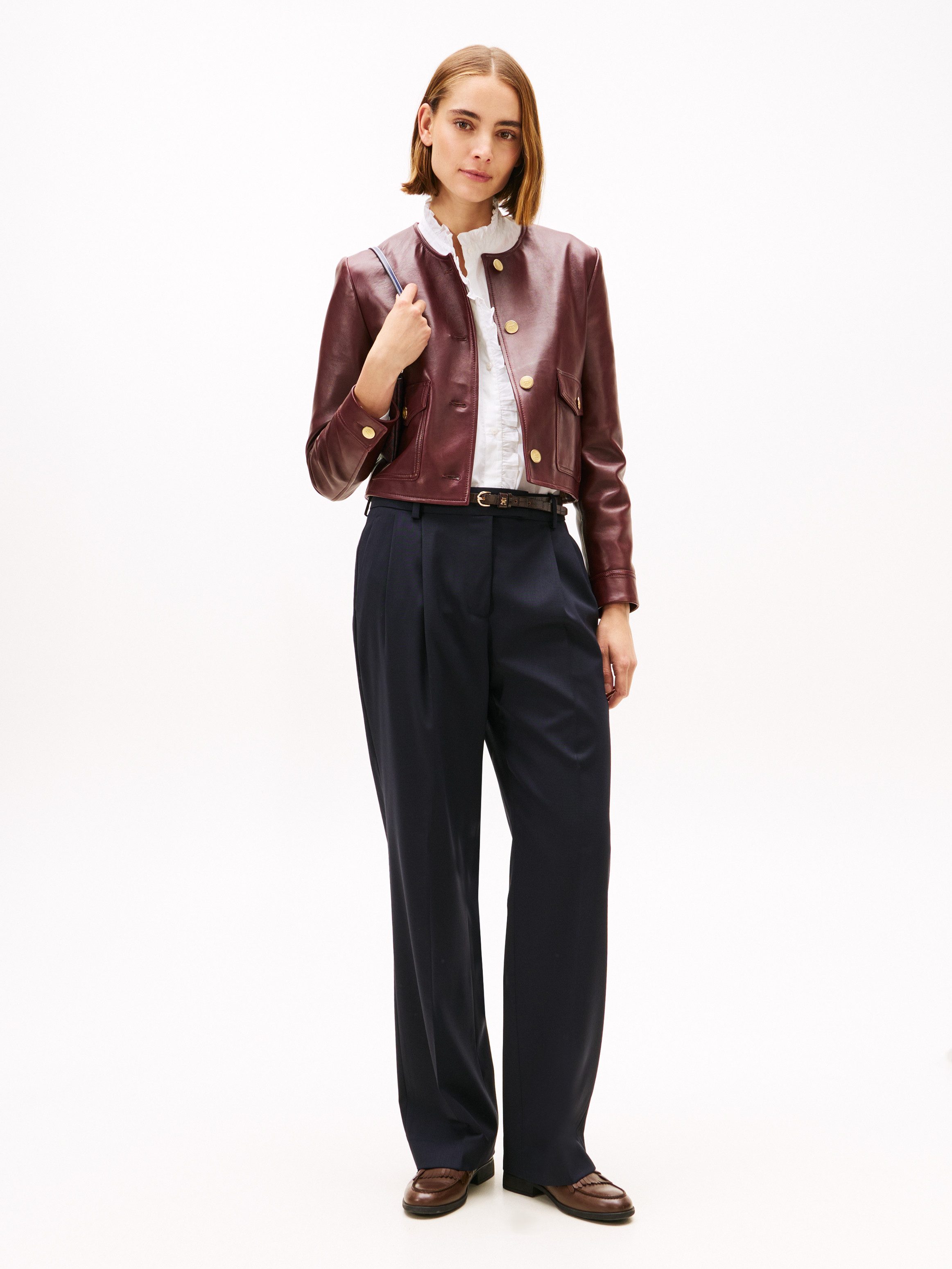 Tommy Hilfiger Pantalon TIMELESS WOOL RLXD STRT PANT