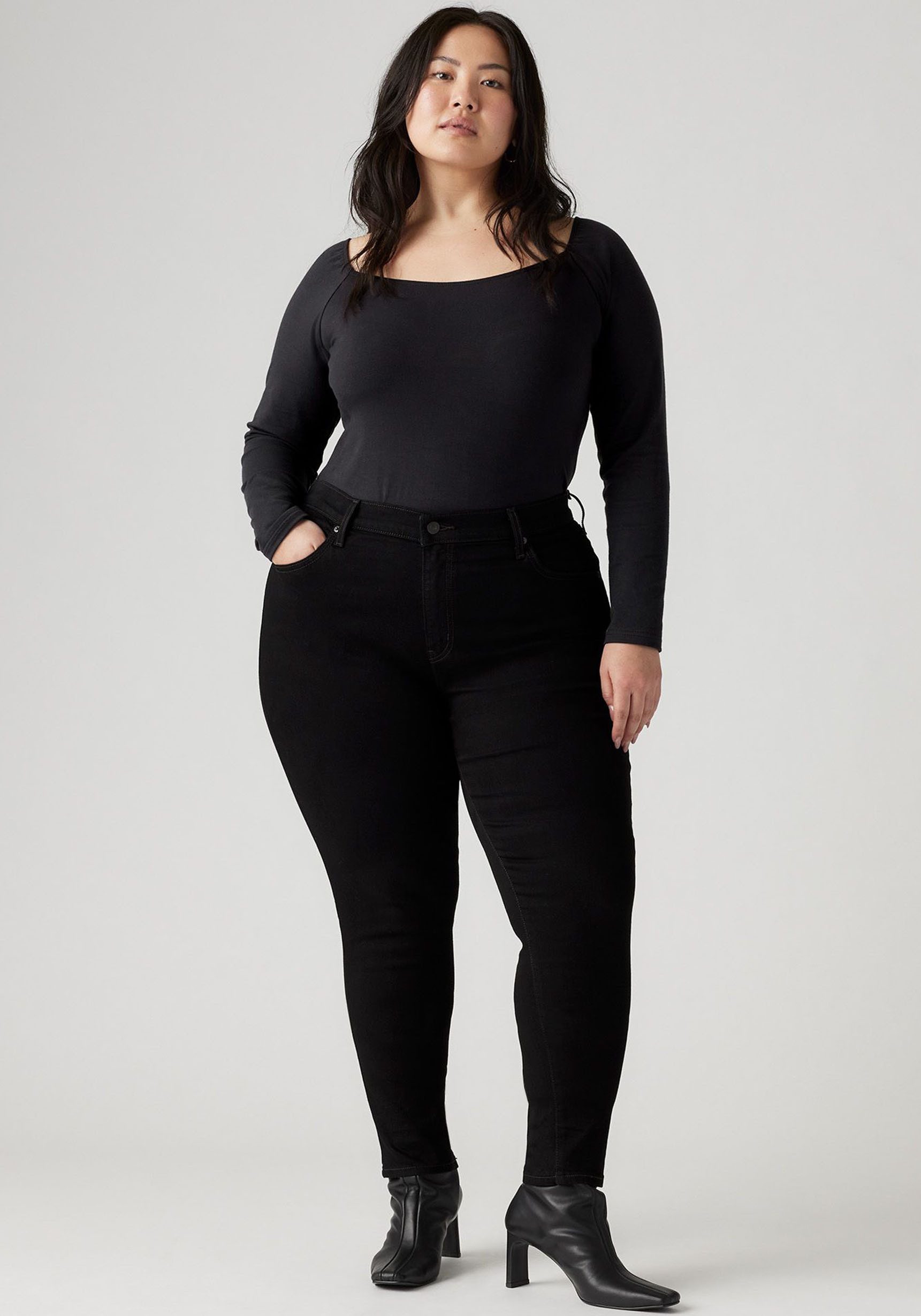 Levi's® Plus Skinny fit jeans 721 PL HI RISE SKINNY zeer nauwsluitende snit