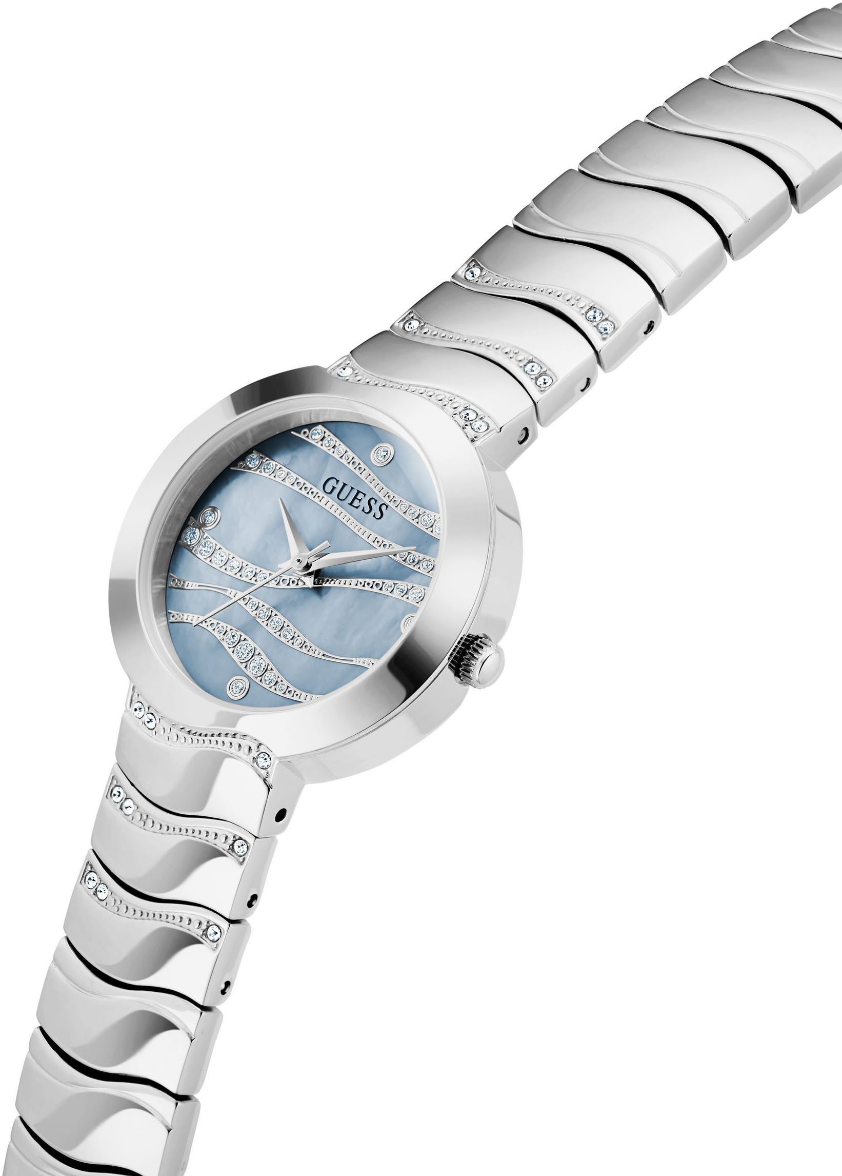 Guess Kwartshorloge Lagune Horloge, dameshorloge, stalen armband