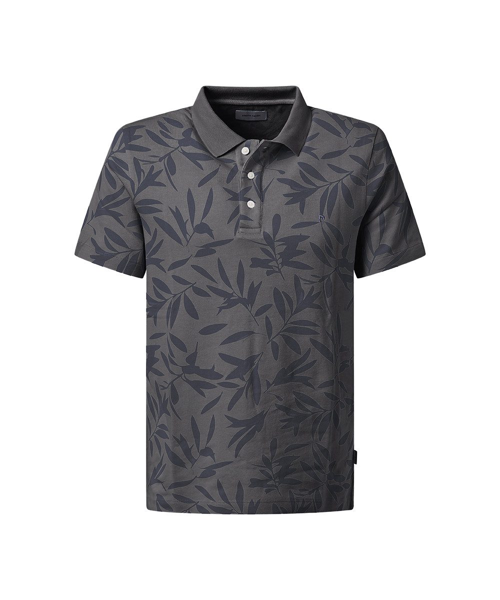 Pierre Cardin Poloshirt Polo-shirt KN met print all-over heren poloshirts maat L blauw