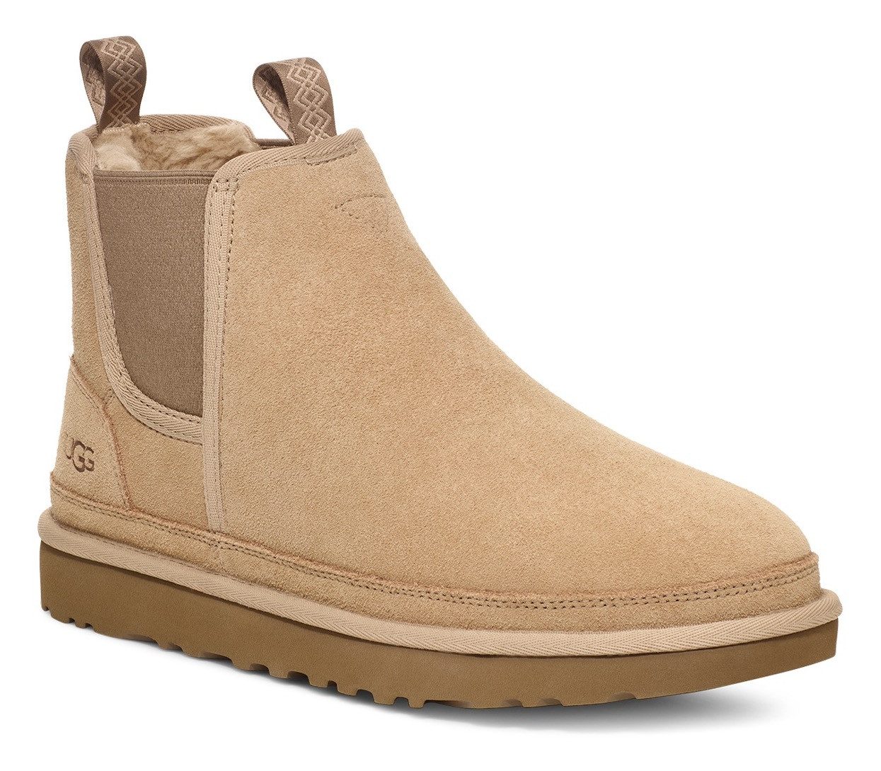 UGG Chelsea-boots Neumel Chelsea chukka, instapboot, winterboot met stretch inzetstukken