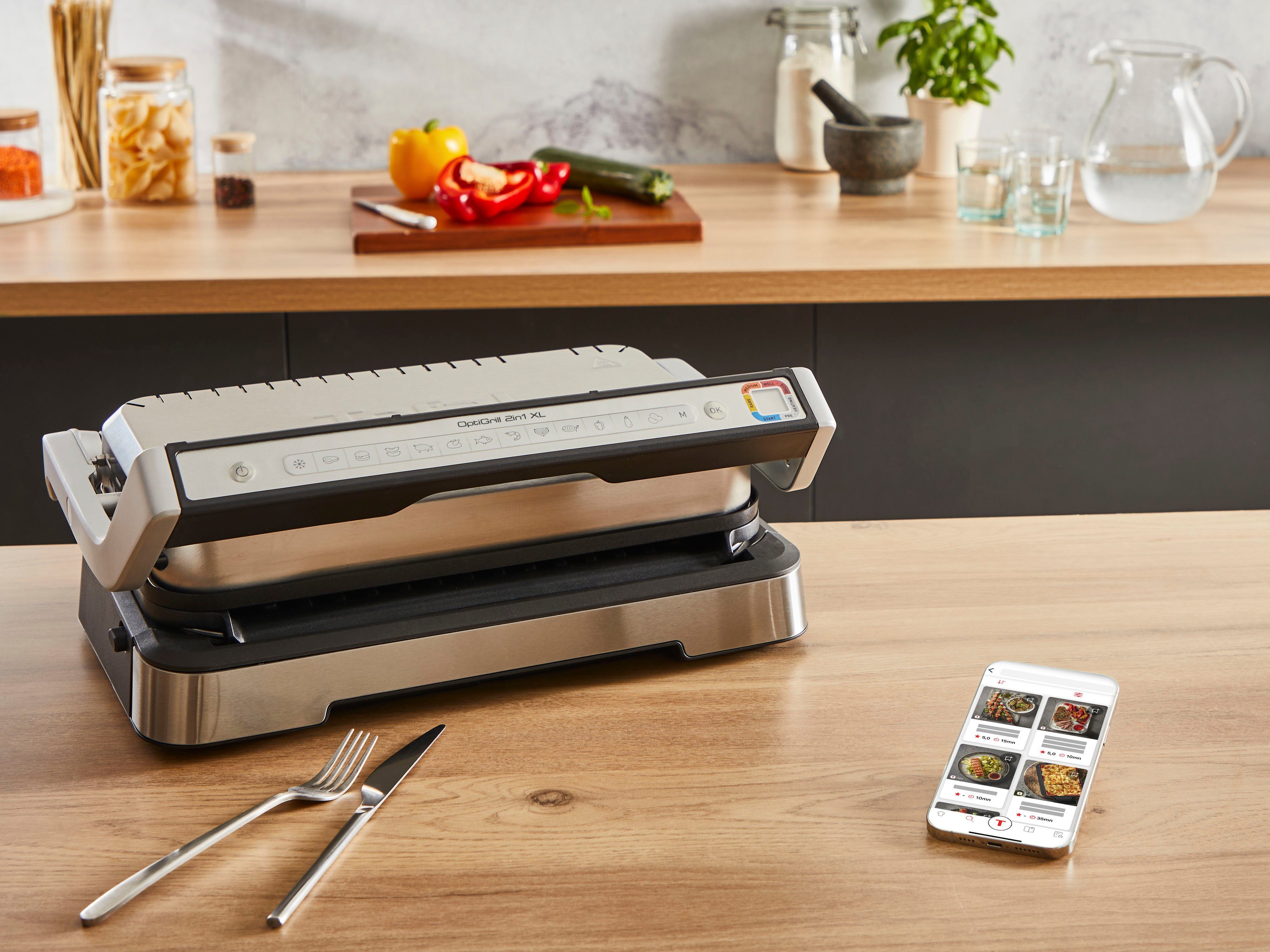 Tefal Contactgrill OptiGrill 2in1 XL GC782D