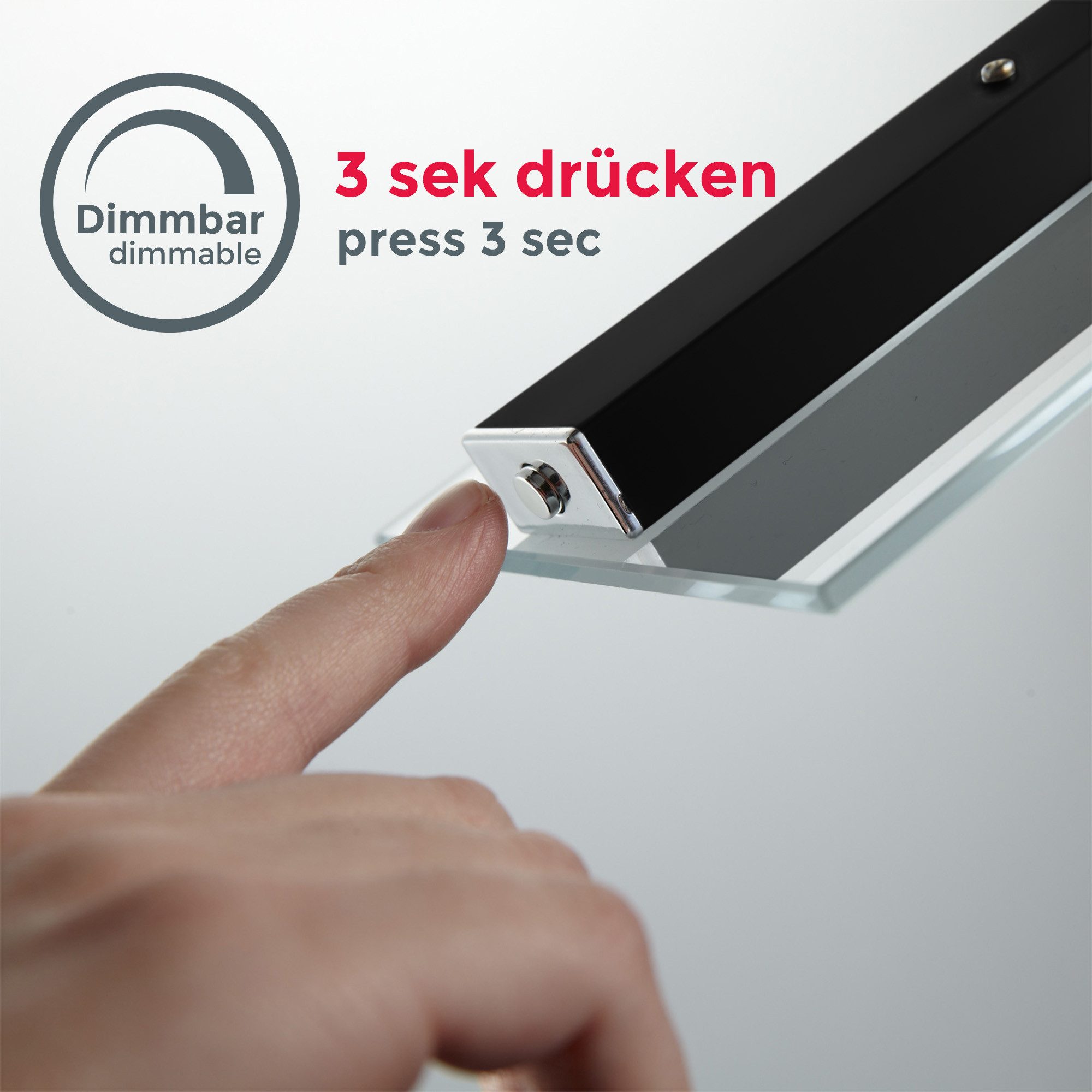 B.K.Licht Led-hanglamp BKL1491 LED hanglamp, traploos in hoogte verstelbaar, dimbaar via touch