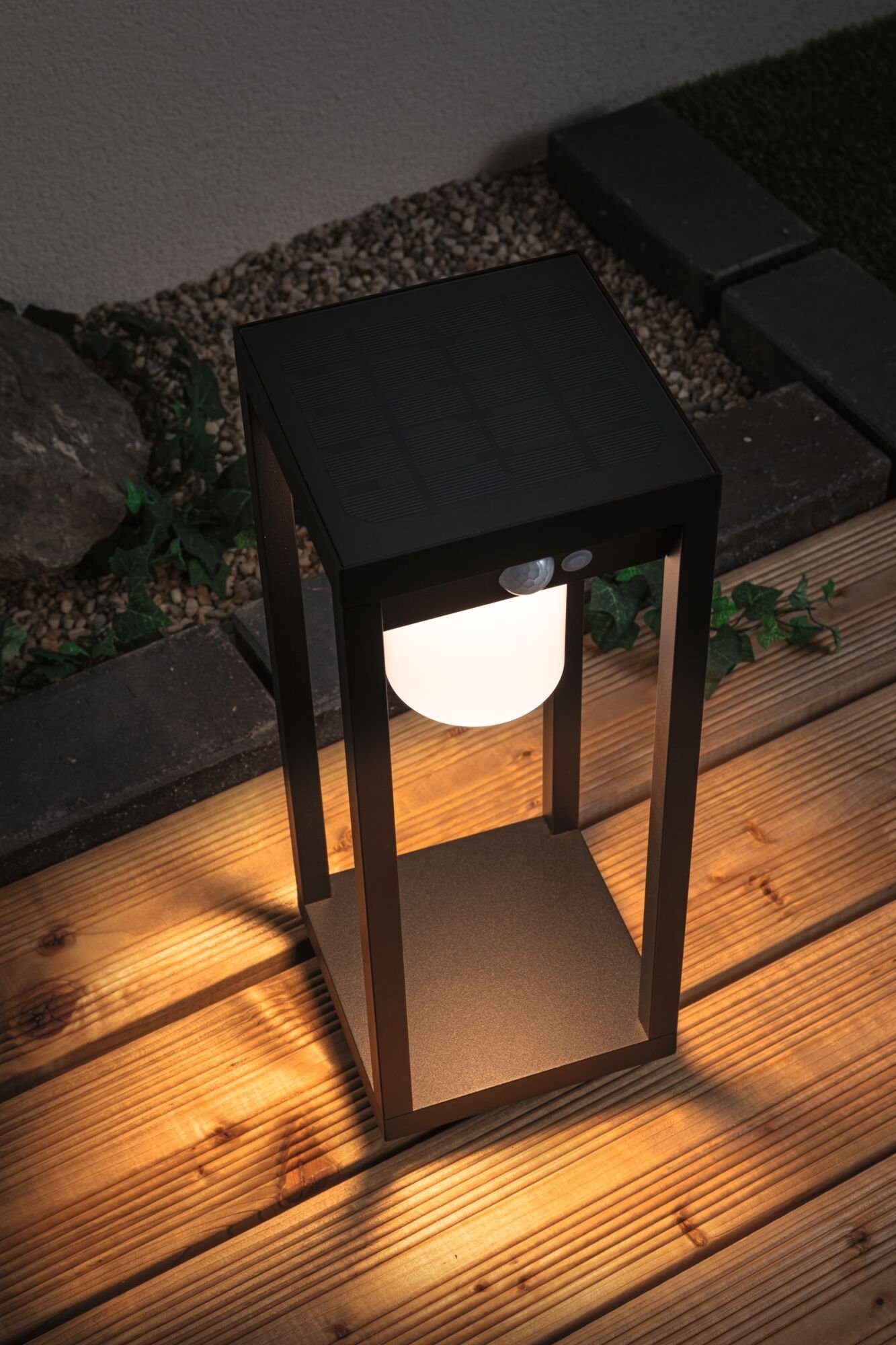 Paulmann Led-tuinlamp Solar Lichtobject Marisol IP44 3000K 350lm Zwart (1 stuk)