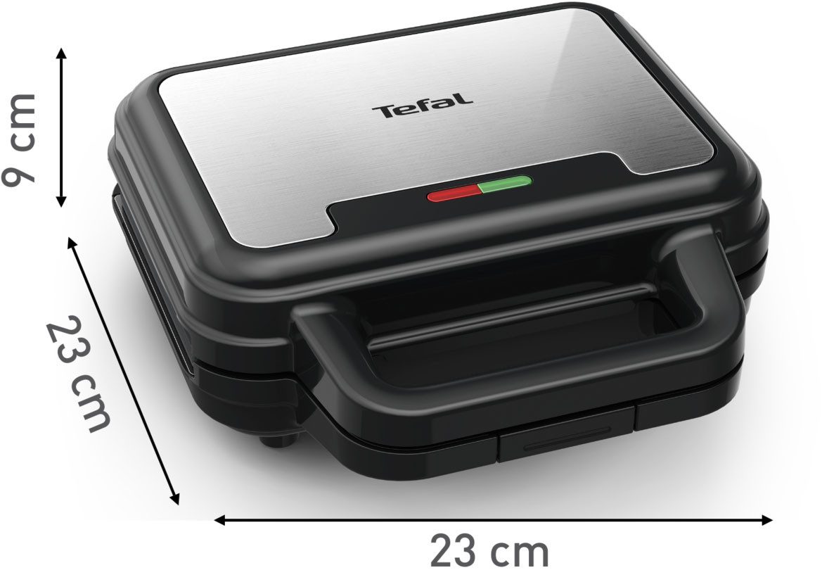 Tefal Sandwichmaker Ultracompact 3-in-1 Sandwich/Wafel/Panini, anti-aanbaklaag