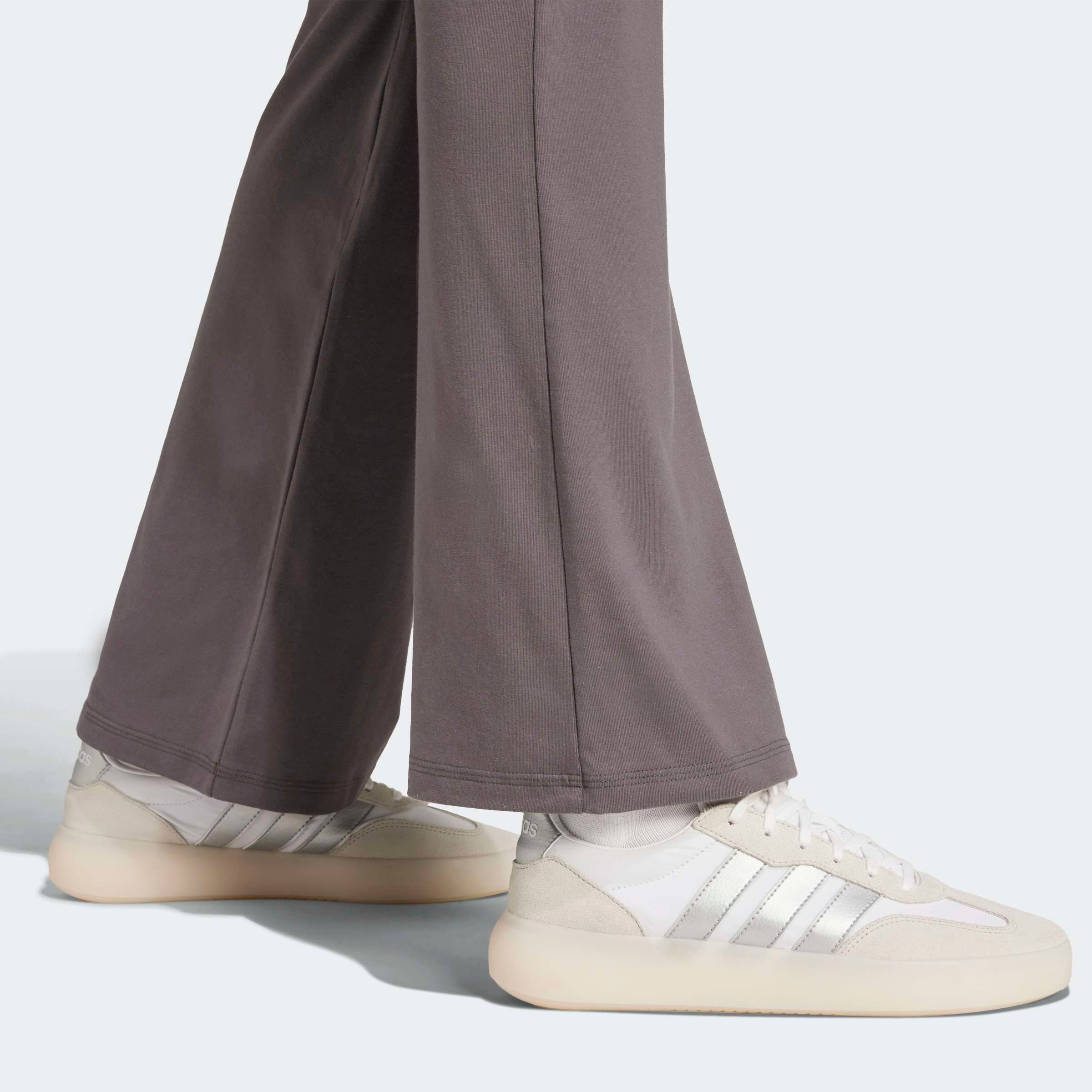 adidas Sportswear Legging W SL SJ FLARLEG Hoge band, uitlopende beenvorm (1-delig)