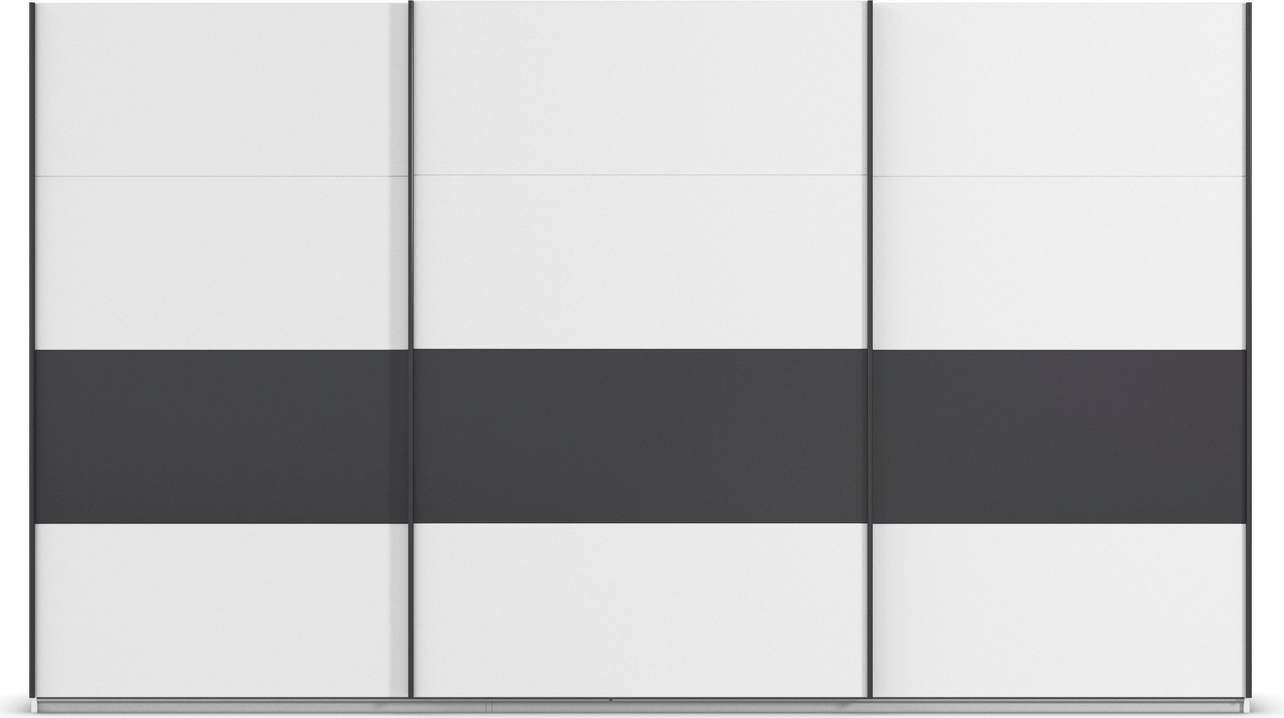 rauch Schuifdeurkast Kledingkast Kast Garderobe CORTONA inclusief indeling, 2 stoffen dozen en extra planken