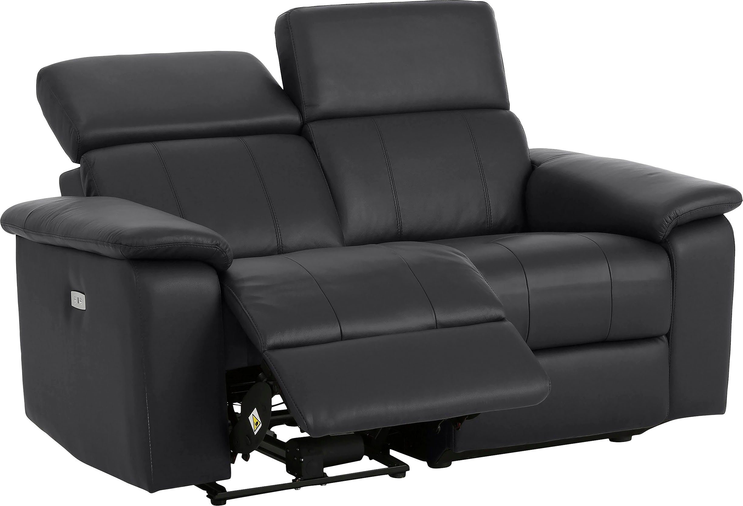 Home affaire 2-zitsbank Binado met handmatige of elektrische relaxfunctie met usb-aansluiting