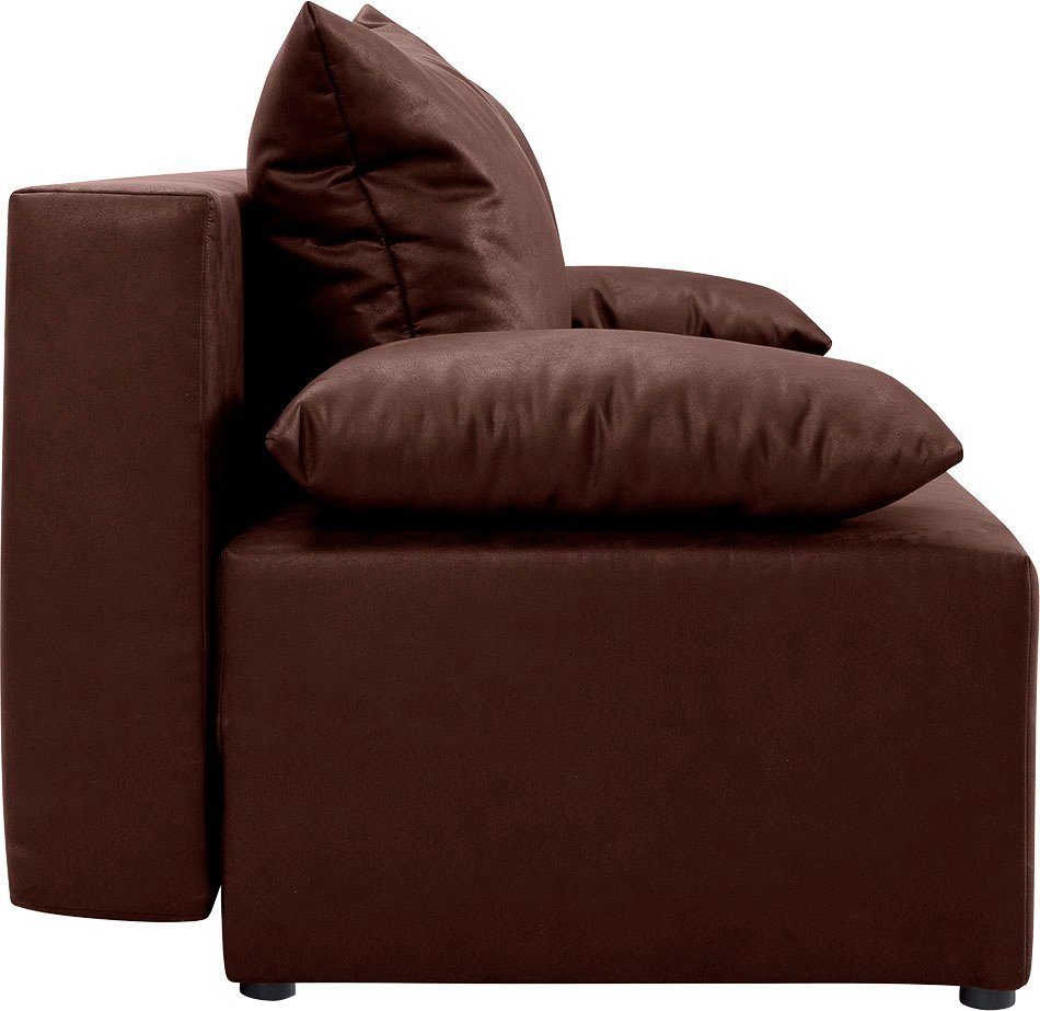 exxpo - sofa fashion Slaapbank Exxpo Tabou Slaapfunctie,bedkist, naar keuze met liftbedfunctie en binnenvering