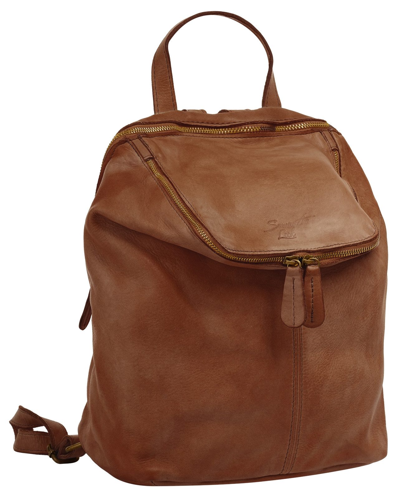Samantha Look Rugzak echt leer, made in italy