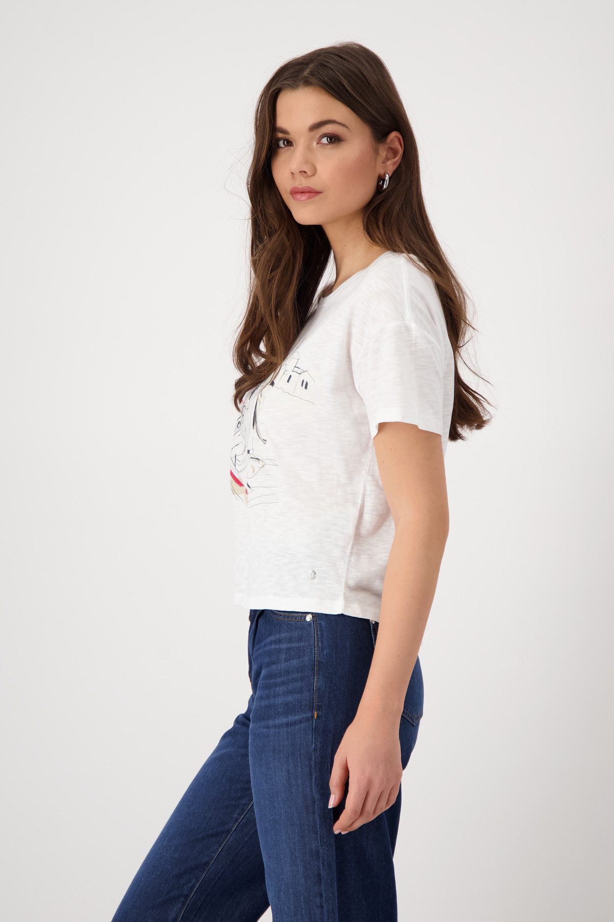 Monari Shirt met ronde hals Met een ronde hals