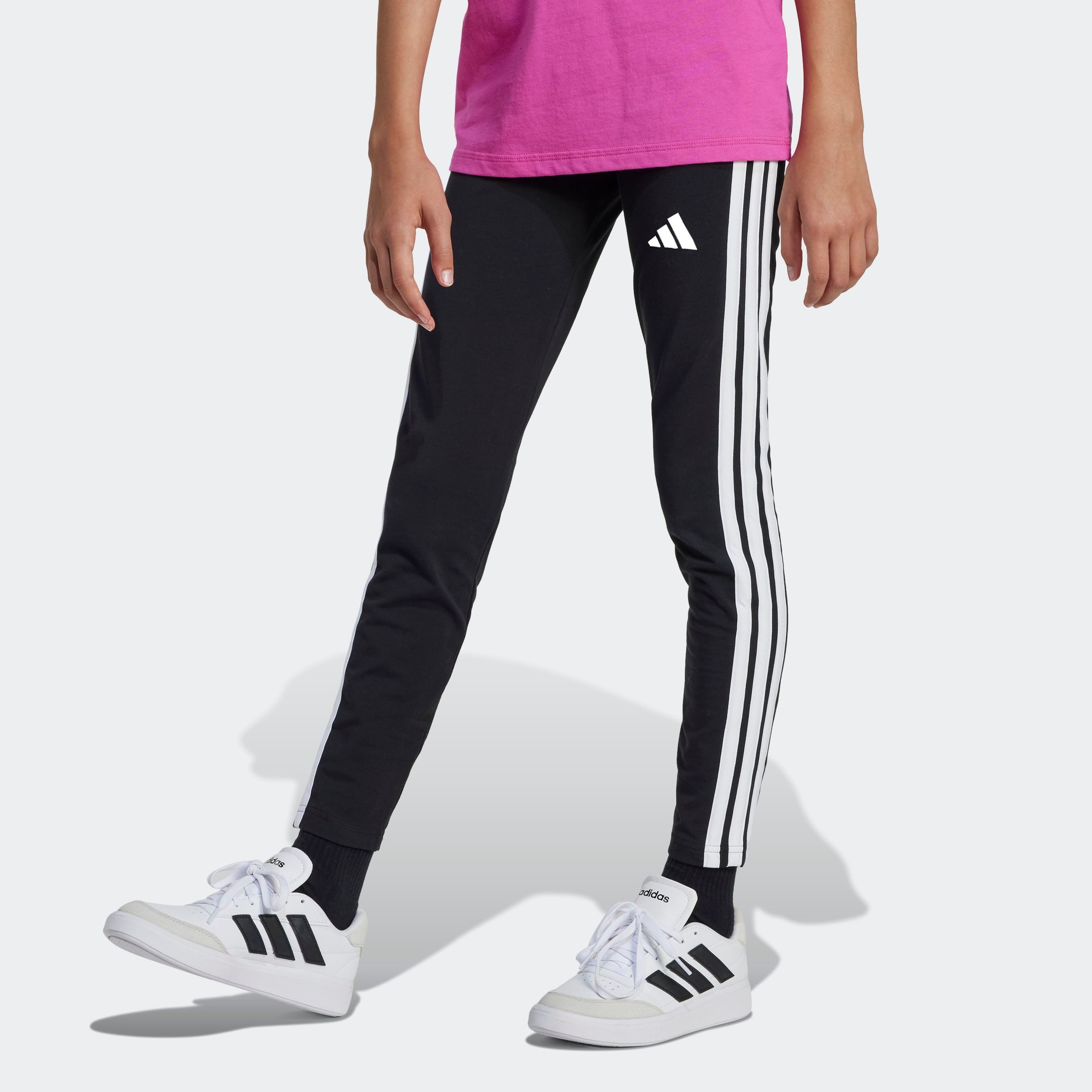 adidas Sportswear Legging JG 3S LEG 230 (1-delig) meisjes leggings maat 140 zwart
