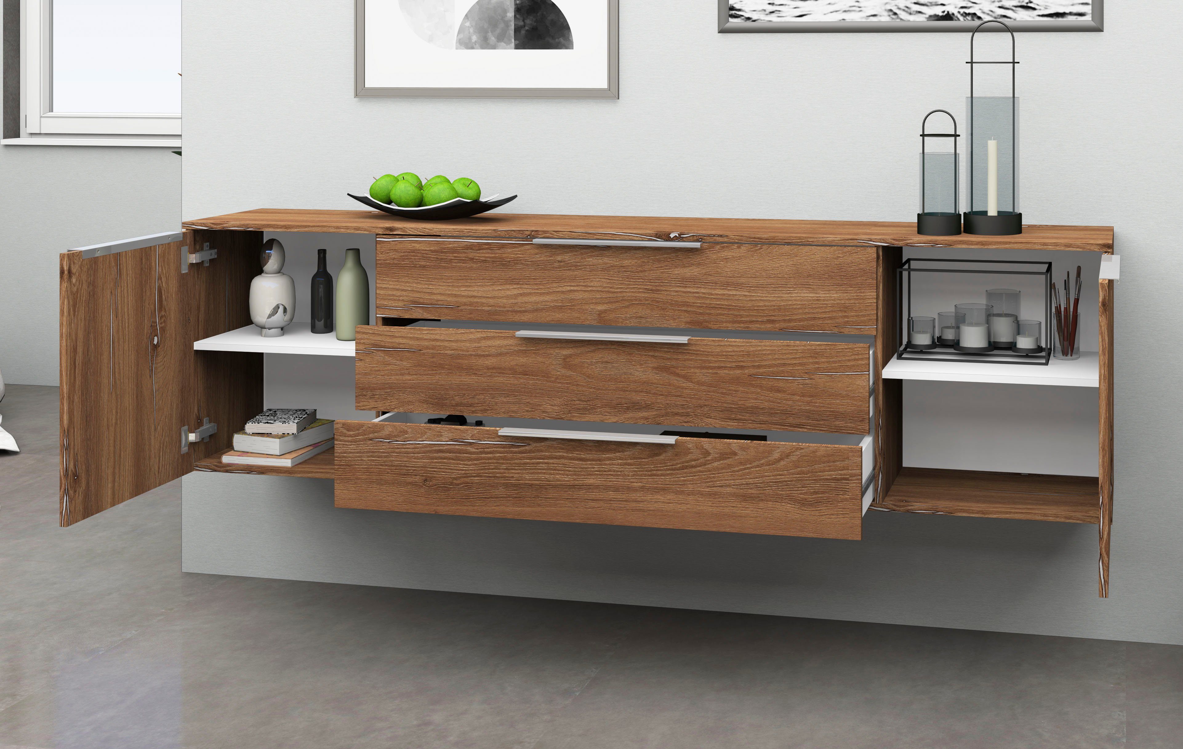 borchardt Möbel Dressoir Oliva Breedte 166 of 200 cm